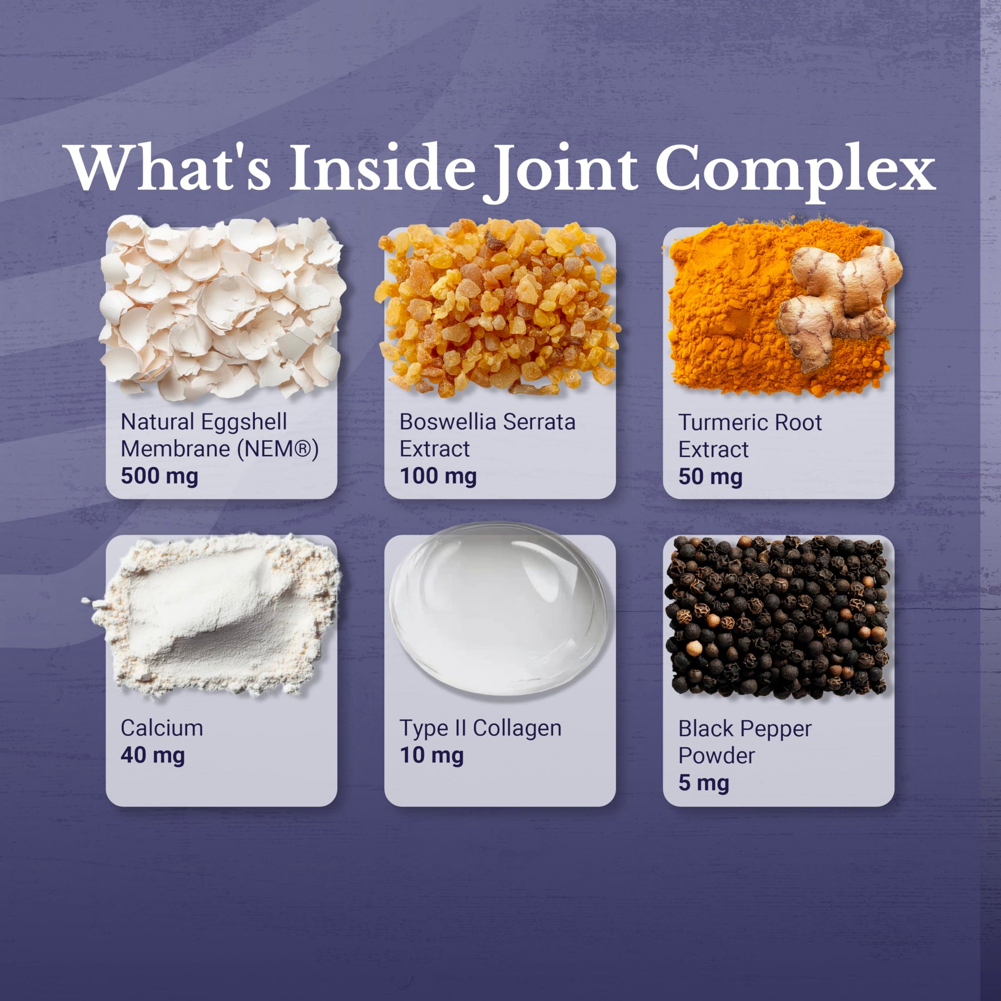 NATION HEALTH MD Joint Complex - Joint & Cartilage Health - Joint Support Supplement with Calcium, NEM Eggshell Membrane, Boswellia Serrata - Knee Supplements for Men & Women, 60 Capsules NATION HEALTH MD uk supplements