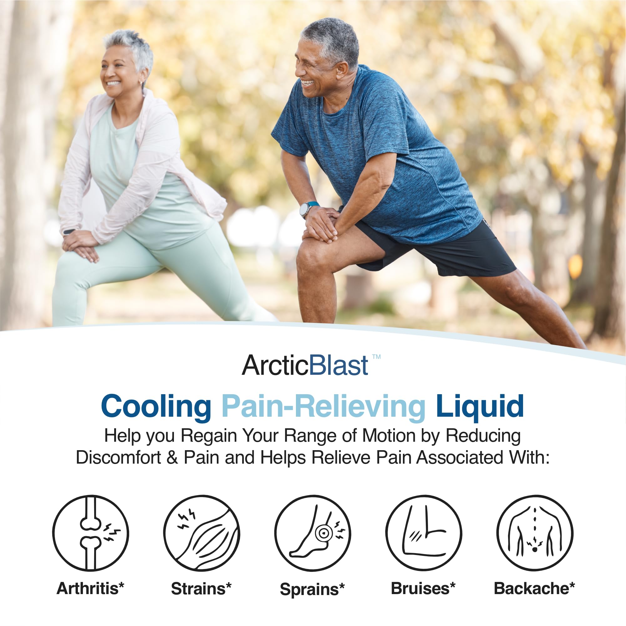 N Labs Arctic Blast Premium Topical Pain Relief Drops – Fast Absorbing DMSO, Menthol & Camphor for Back, Knee, Shoulder, Joint & Muscle Pain – Cooling Rub Formula – Made in USA – 1 fl oz N-Labs uk supplements