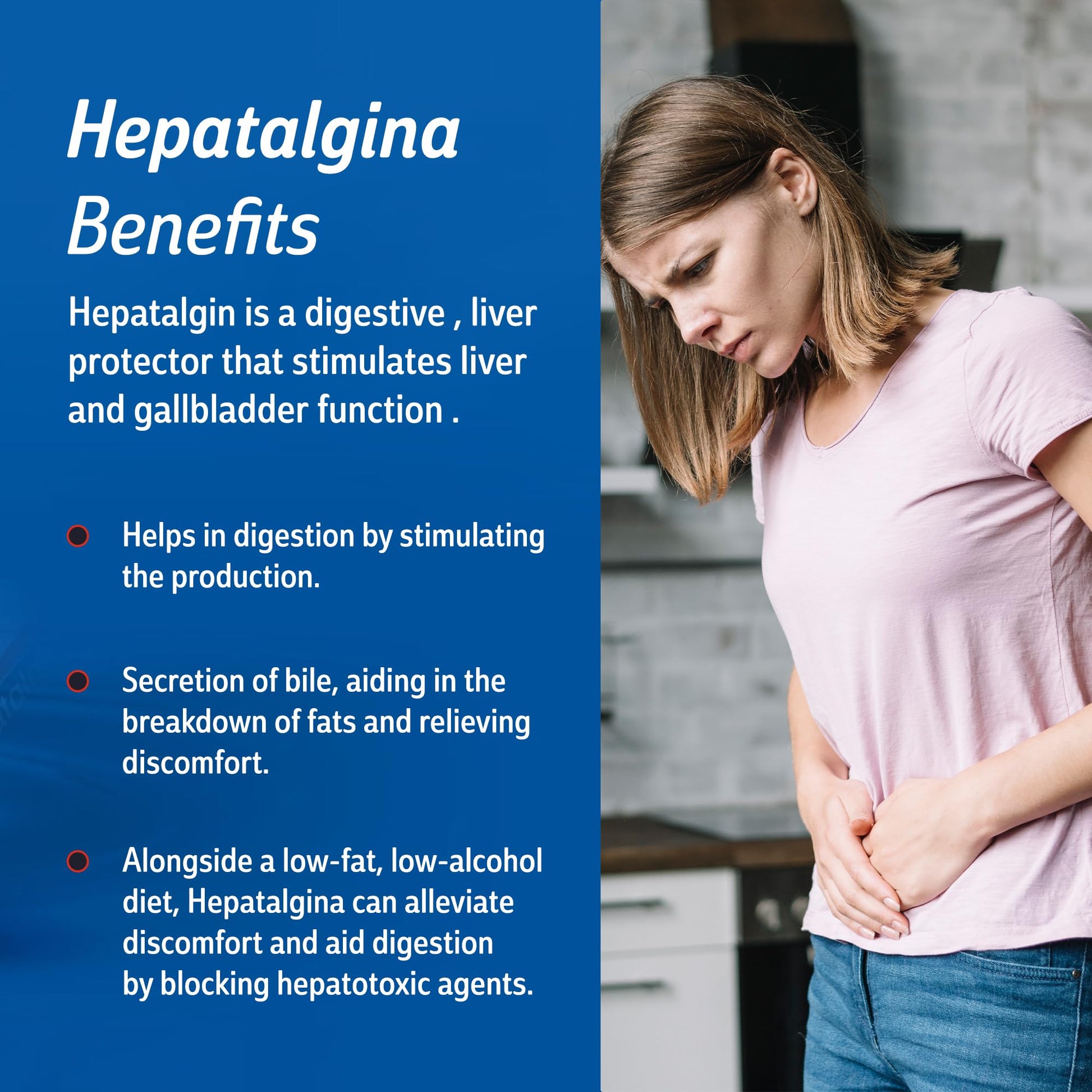 Hepatalgina Liver Support Digestive Protector - Liquid Herbal Supplement with Artichoke Extract for Liver Cleanse Detox & Repair - Liver Detox Cleanse Drops with Mint, Boldo & Carrot - 120 ml Hepatalgina uk supplements