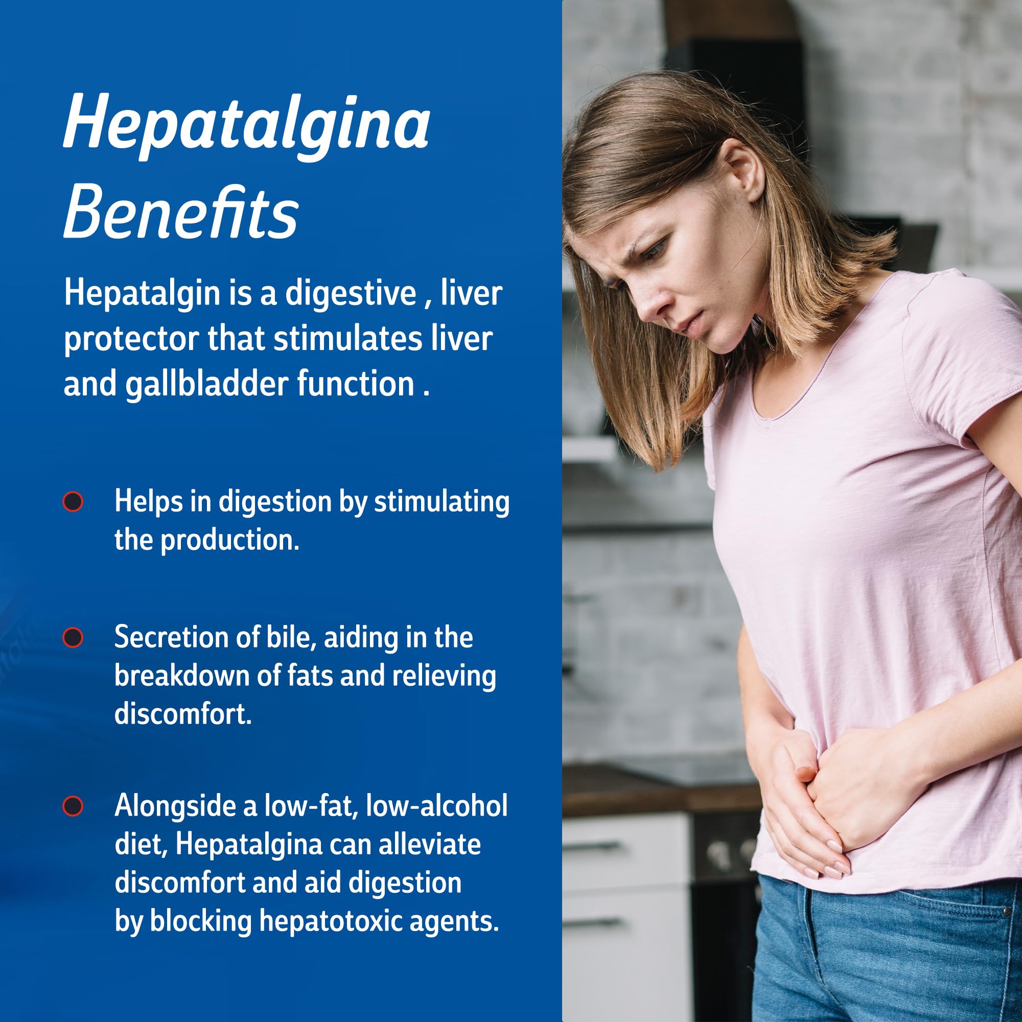 Hepatalgina Liver Support Digestive Protector - Liquid Herbal Supplement with Artichoke Extract for Liver Cleanse Detox & Repair - Liver Detox Cleanse Drops with Mint, Boldo & Carrot - 120 ml Hepatalgina uk supplements