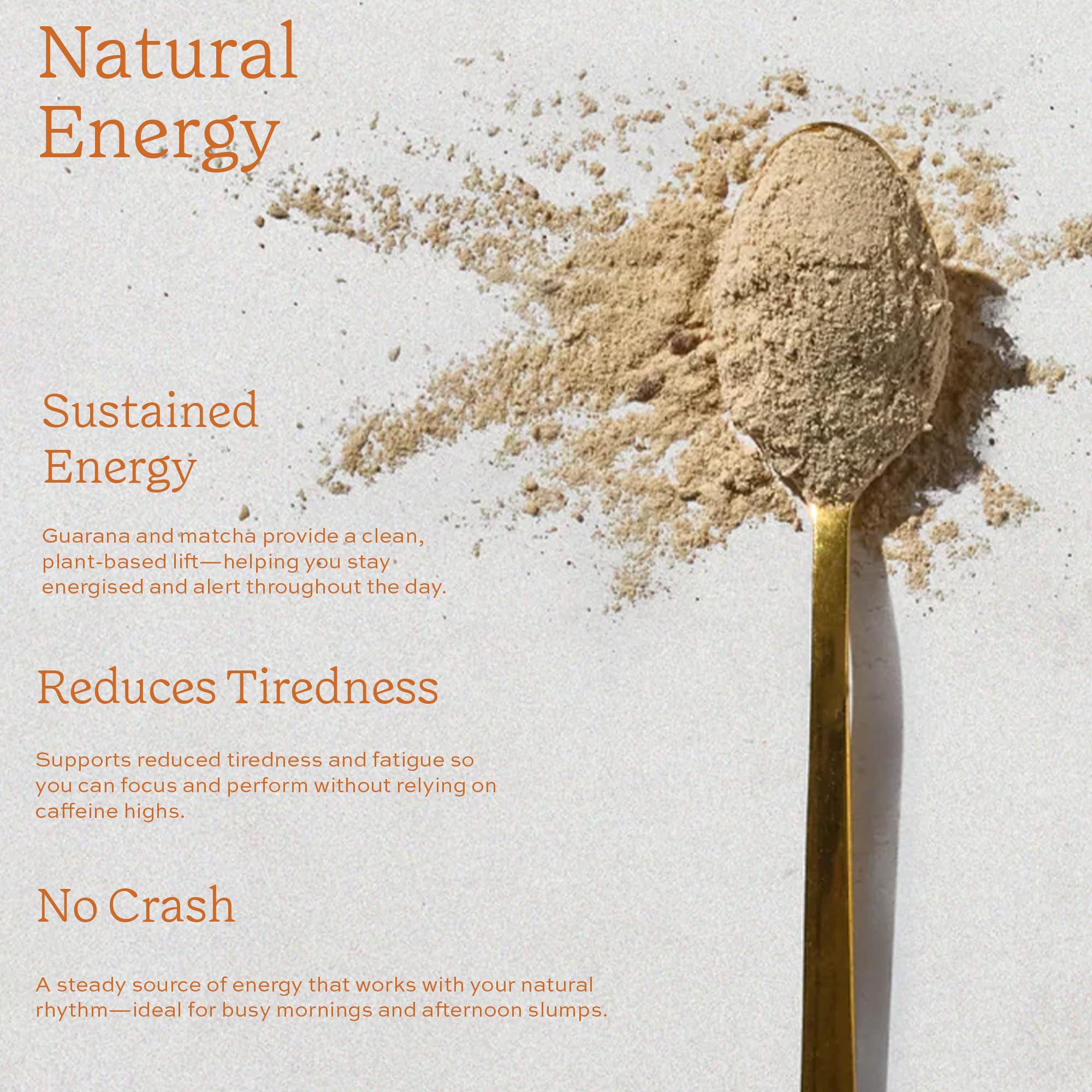 Aduna Organic Energy Superfood Blend | 100% Natural Stir-in Blend With 10+ Superfoods for Natural Energy, Focus & Reduced Tiredness | Vegan Powder for Yogurt, Juices, & Smoothies | 250g Aduna uk supplements