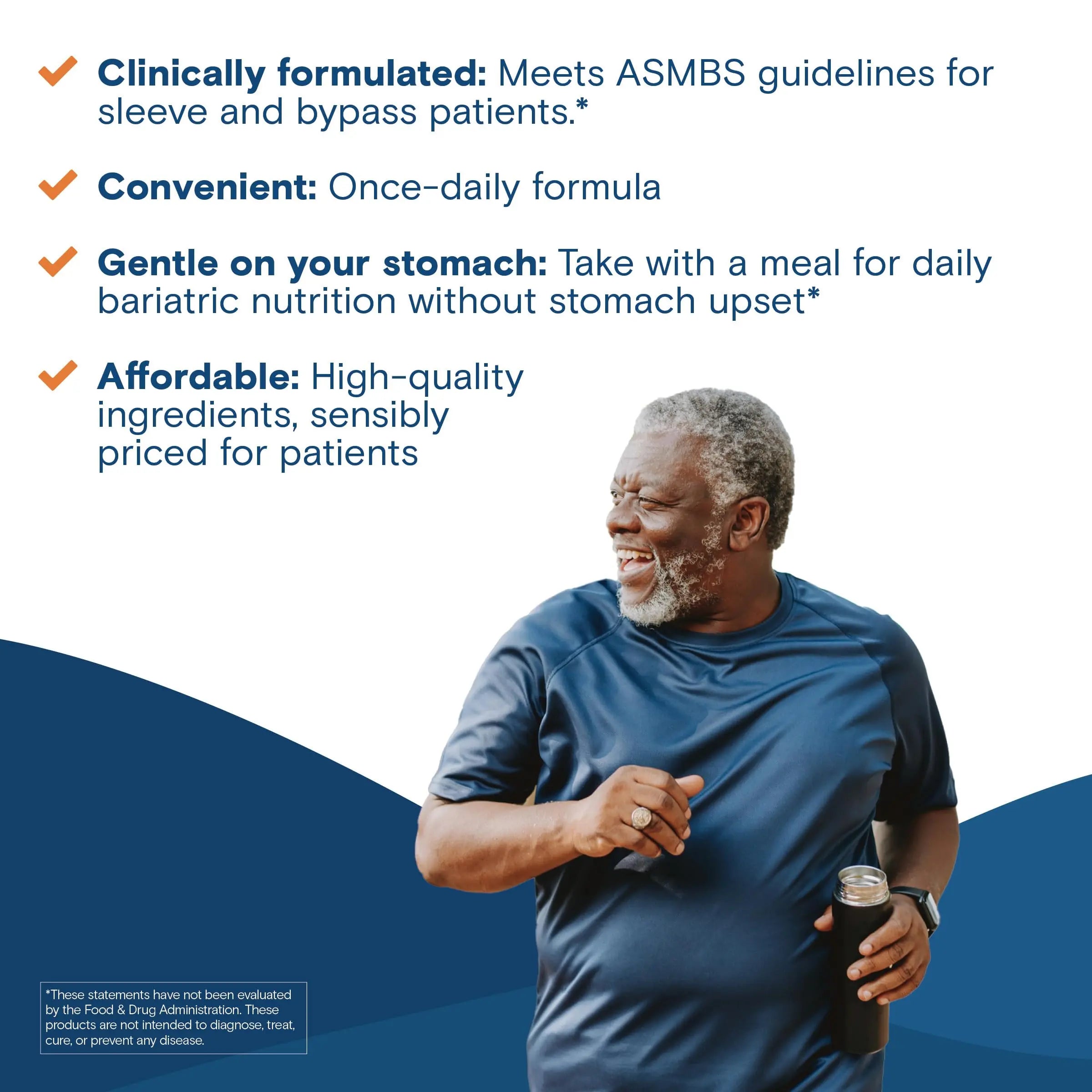 Bariatric Fusion One Per Day Bariatric Multivitamin with Iron for Men | with Prostate and Heart Support Vitamins* | Bariatric Fusion uk supplements