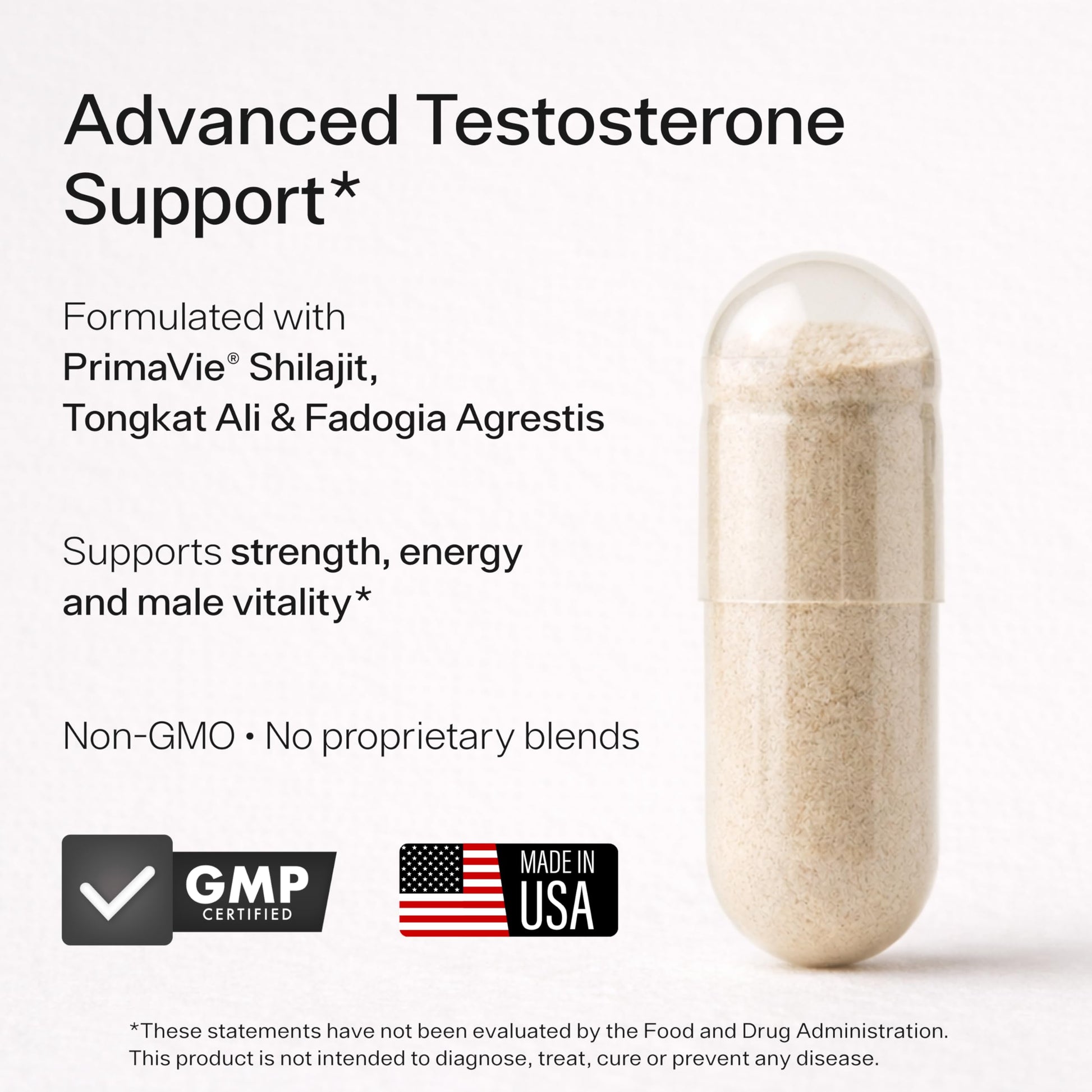 Testosterone Booster for Men - Sheer Alpha T-Booster - Clinically Backed Dose, Strongest Formula - Made in USA - Premium Blend of Fadogia Agrestis Tongkat Ali and Shilajit. 30 Servings Sheer Strength Labs uk supplements