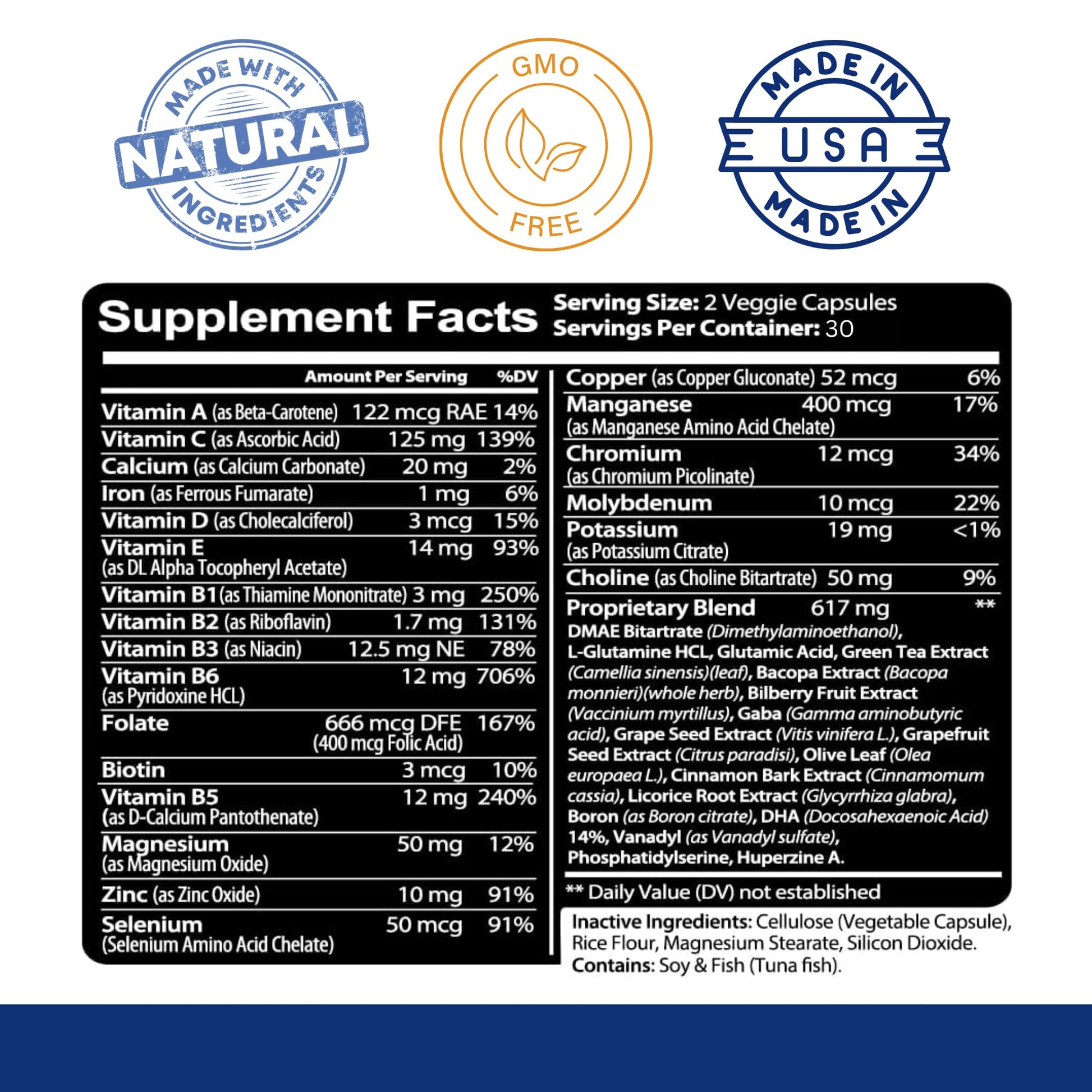 Kaya Naturals - Neuro Brain for Memory & Focus - Nootropic Energy Capsule - Nootropic Brain Support Supplement - Focus & Concentration & Learning Accuracy - Cognitive Function - 60 Count Kaya Naturals uk supplements