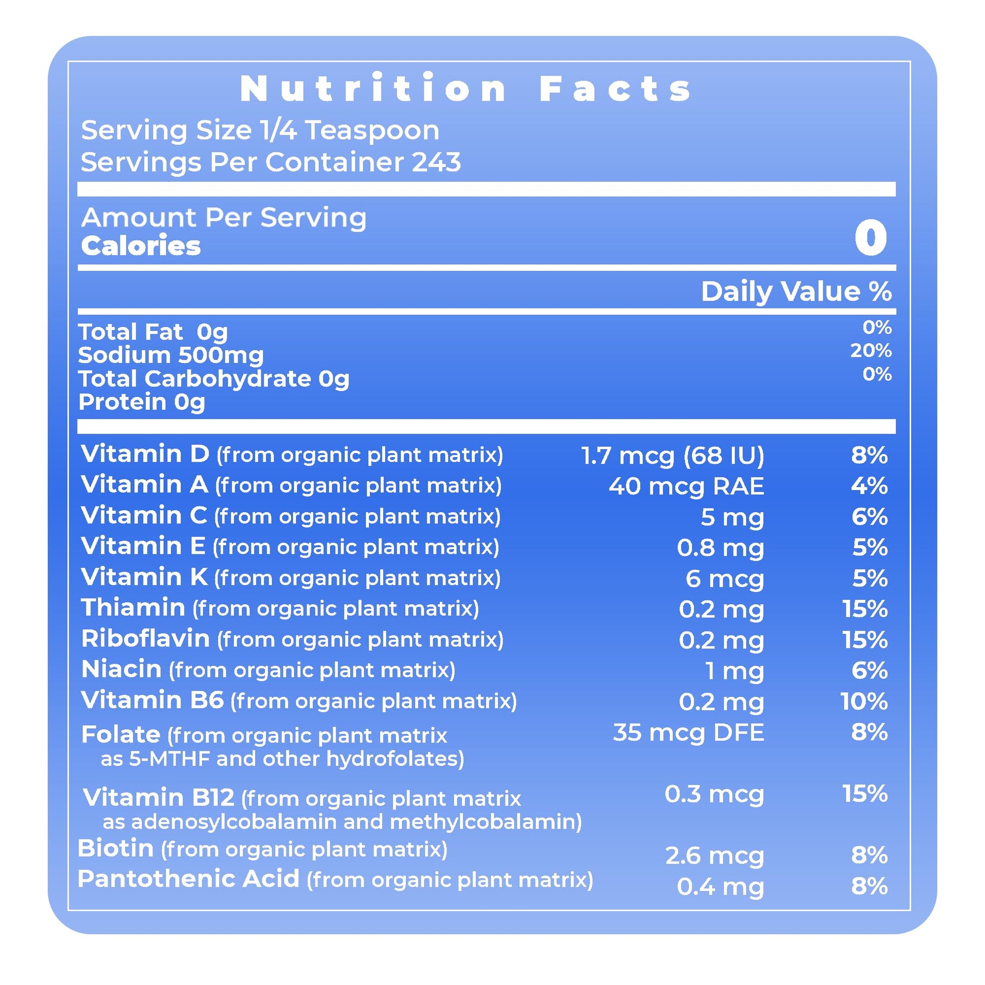 Premier Research Labs Hawaiian Red Seasoning Salt- Pink Salt, Red Hawaiian Salt, Hawaiian Red Alaea Sea Salt for Cooking, Multivitamin for Kids, Enriched with Plant-Derived Vitamins & Minerals- 12 oz Premier Research Labs uk supplements