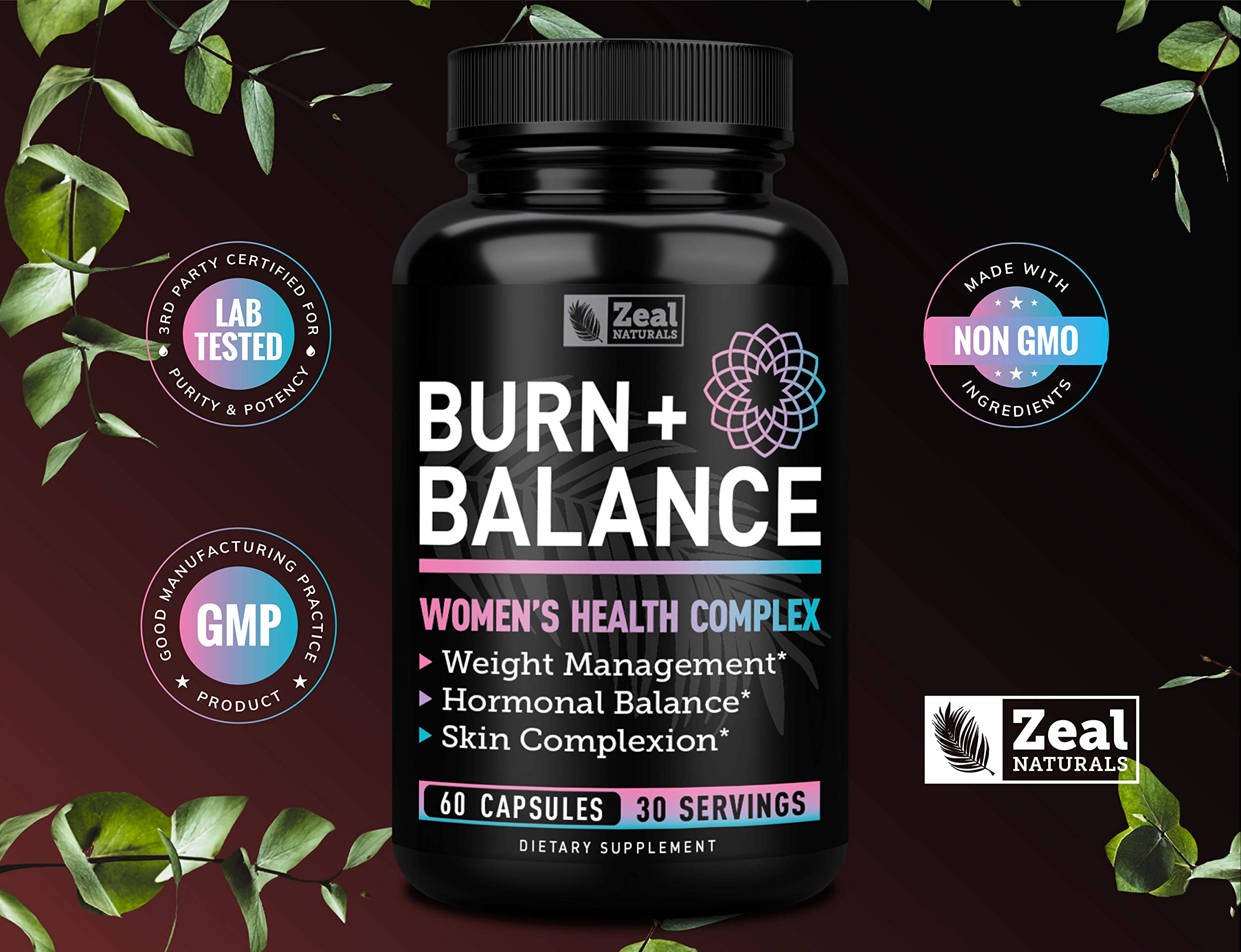Zeal Naturals Weight Loss Support for Women + Daily Balance Vitamins (Iron, Vitamin D, Setria®, Folate) Premium Diet Support Pills for Women+ Multivitamin and Hormone Support Zeal Naturals uk supplements