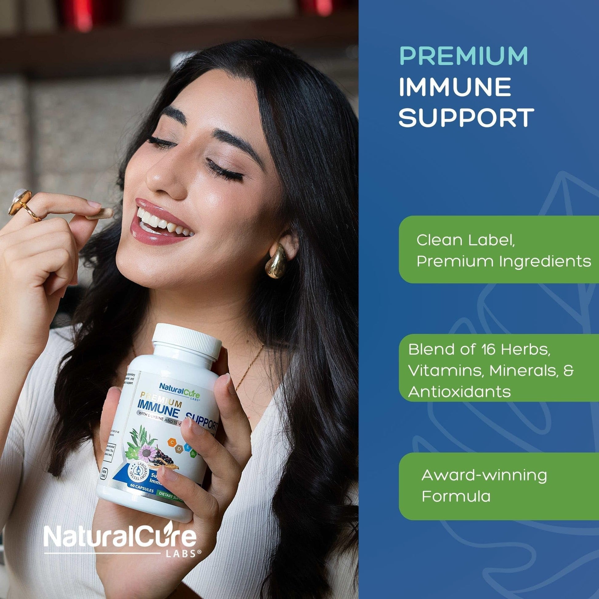 Natural Cure Labs Premium Immune Support Natural Cure Labs uk supplements