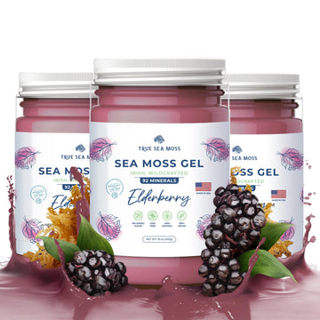 TrueSeaMoss Wildcrafted Irish Sea Moss Gel – Nutritious Organic Raw Seamoss Rich TrueSeaMoss uk supplements