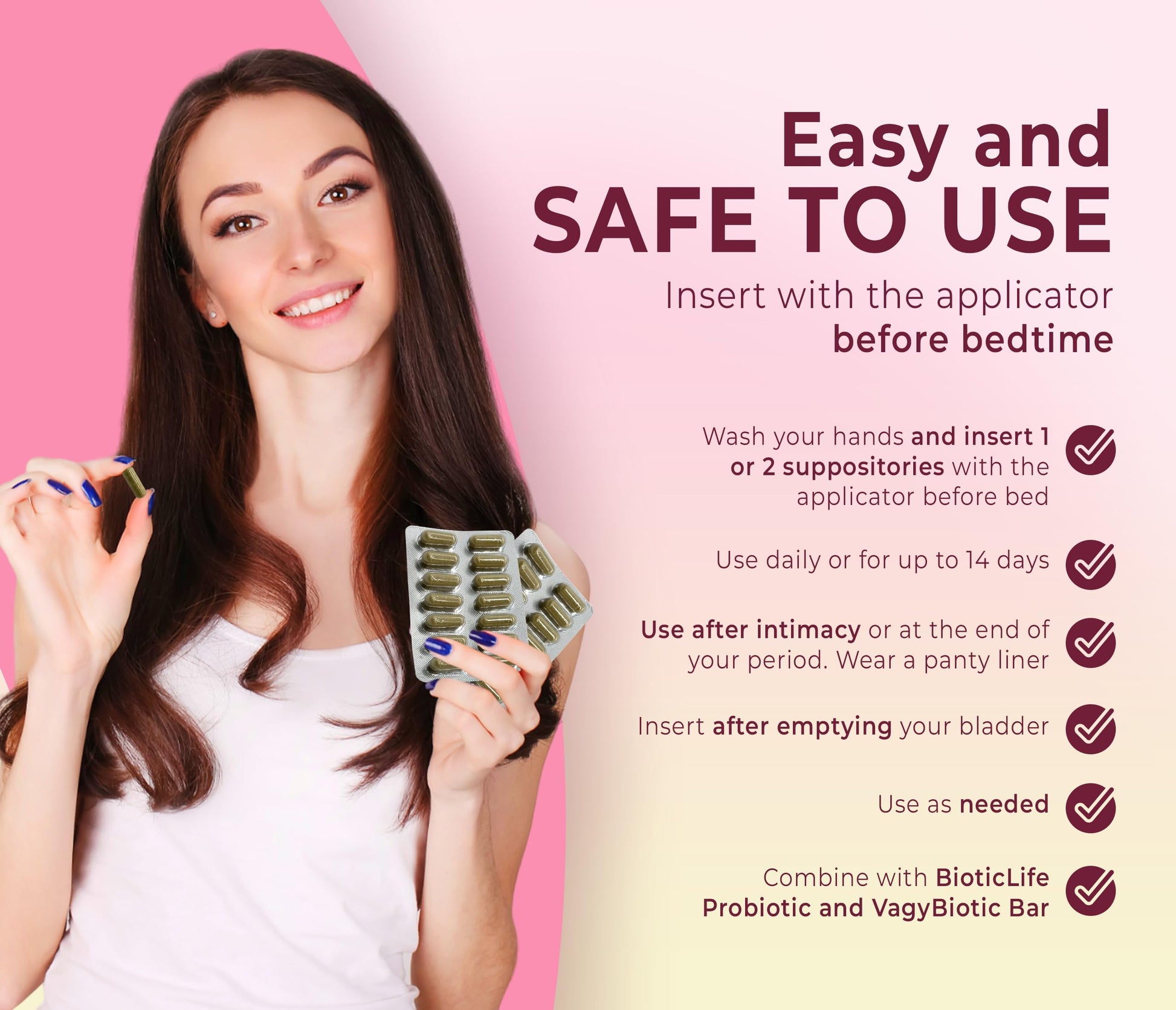 Vagy Rejuvenation V-Rescue - 500 mg Boric Acid 14 Vaginal Applications - Feminine Health Vagy Rejuvenation uk supplements