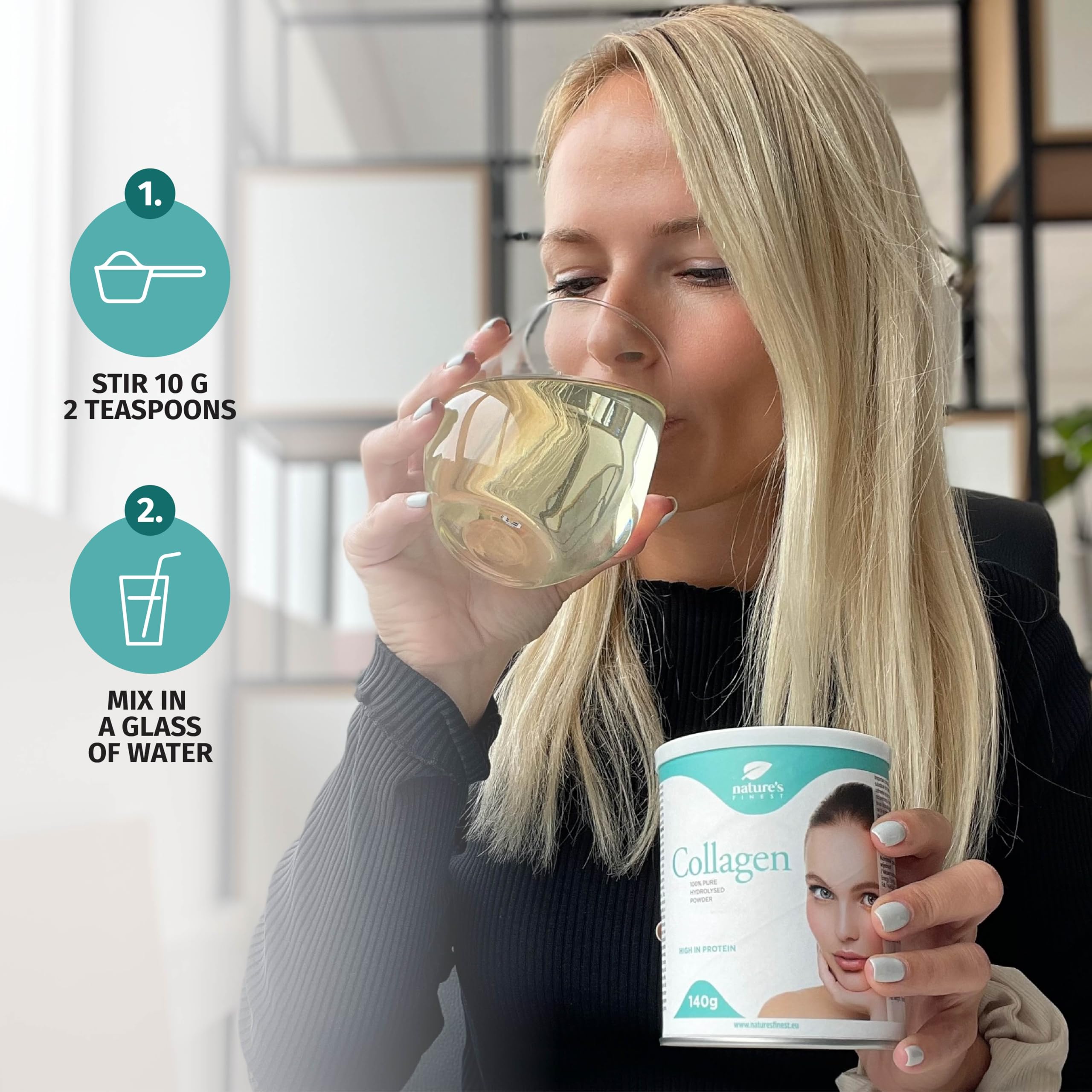 Nature's Finest by Nutrisslim Collagen Powder: 100% Hydrolysed Bovine Collagen Nature's Finest by Nutrisslim uk supplements