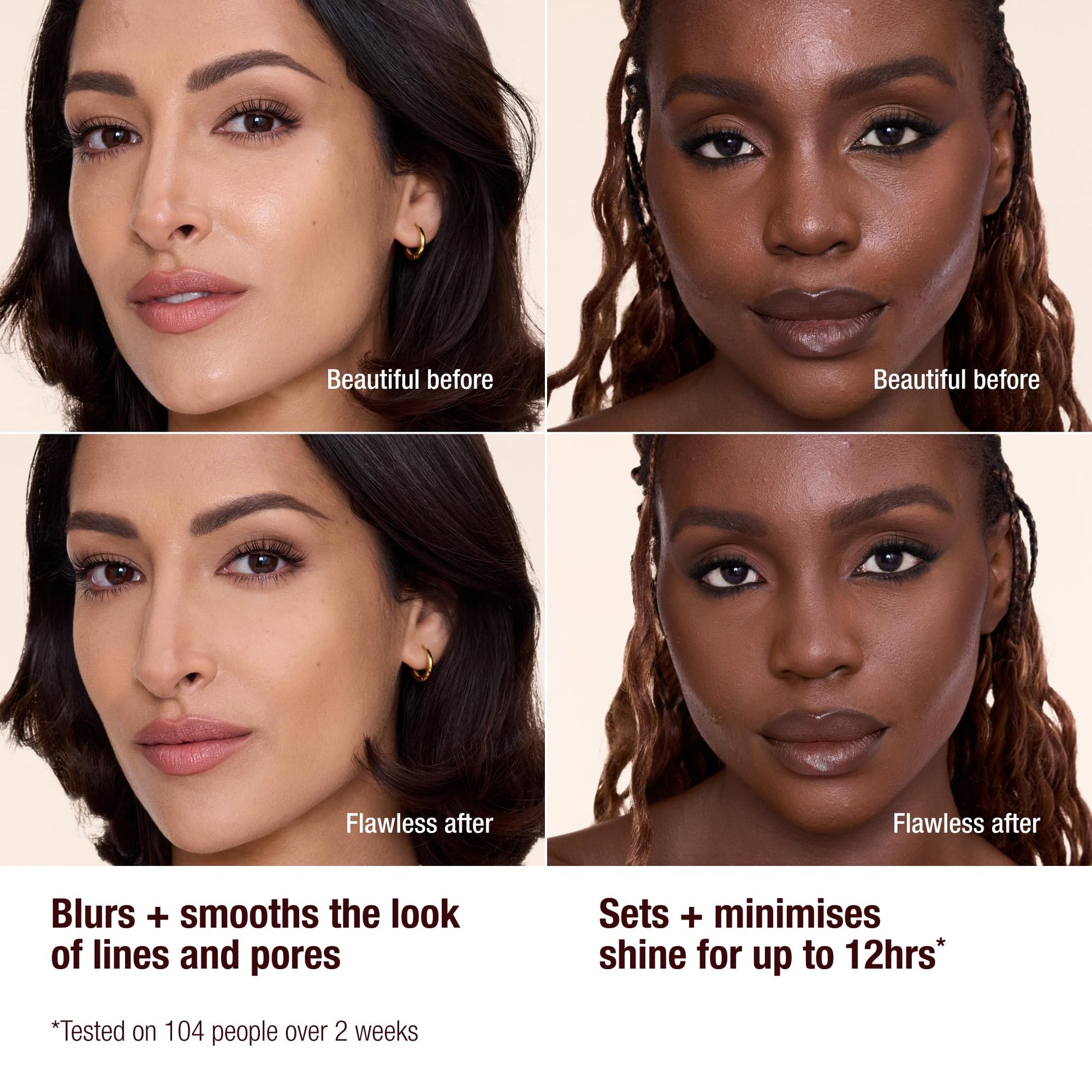Charlotte Tilbury Airbrush Flawless Finish Setting Powder - Pore-Blurring Pressed Powder for Face Makeup to Minimize Shine with a Soft-Focus Finish - 1 Fair Charlotte Tilbury uk supplements