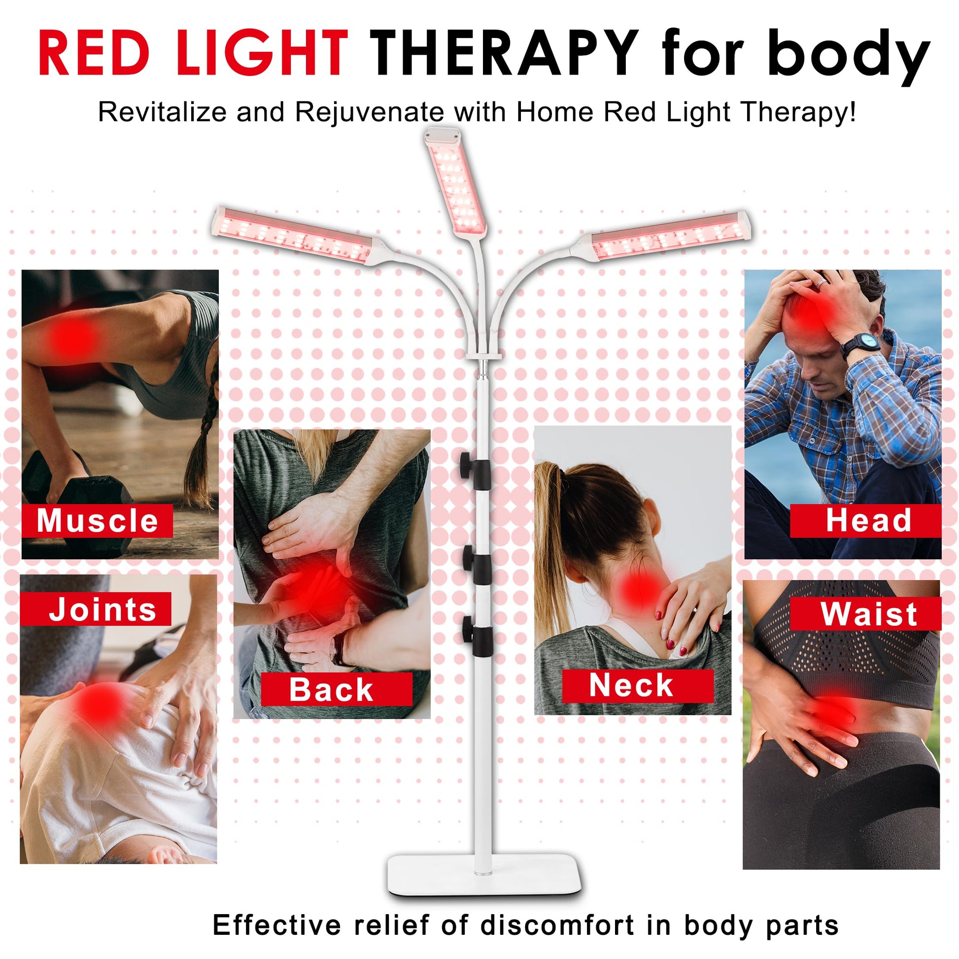 Akarishin Red Light Therapy Lamp- 660nm Red Light,850nm & 940nm Infrared Light Therapy Akarishin uk supplements