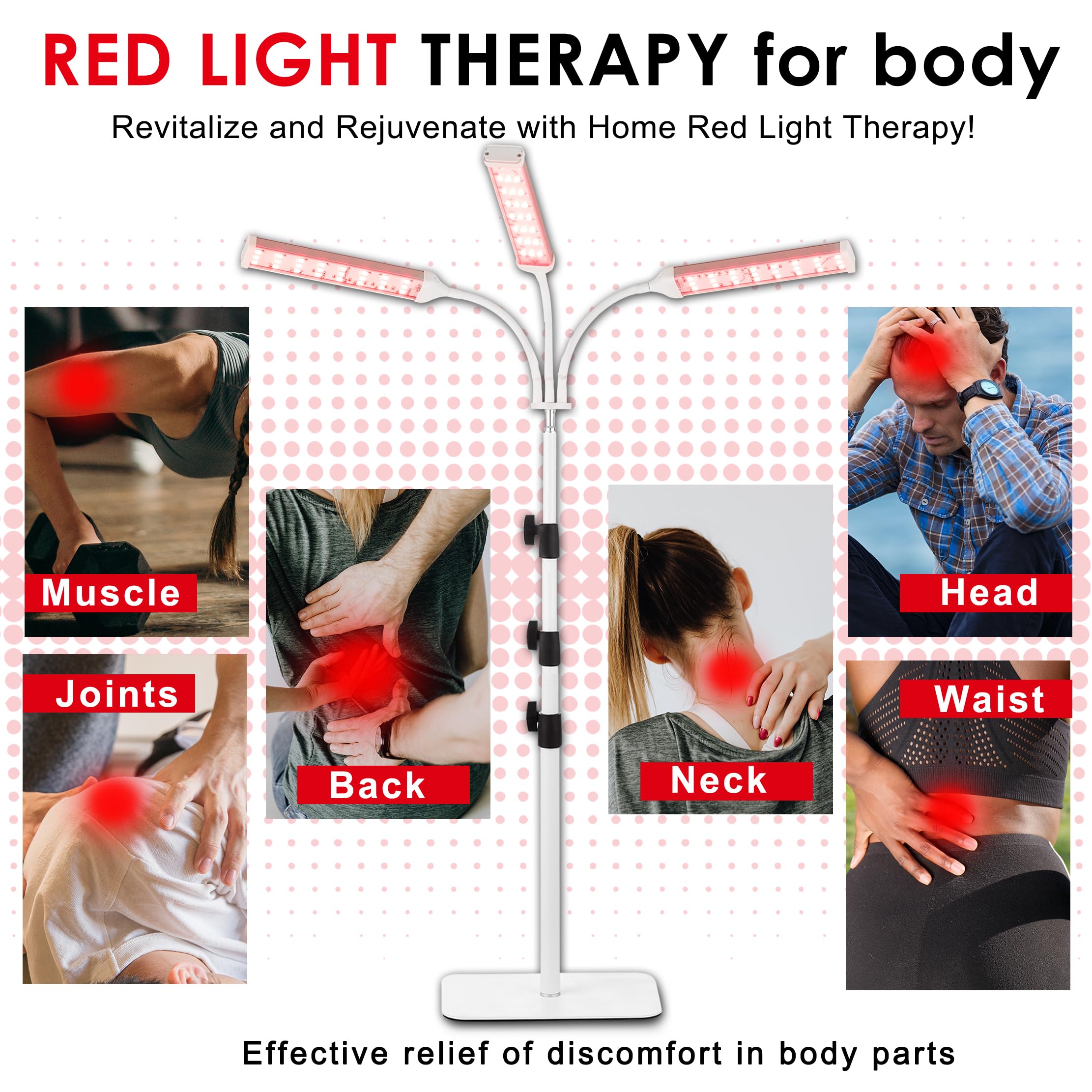 Akarishin Red Light Therapy Lamp- 660nm Red Light,850nm & 940nm Infrared Light Therapy Akarishin uk supplements