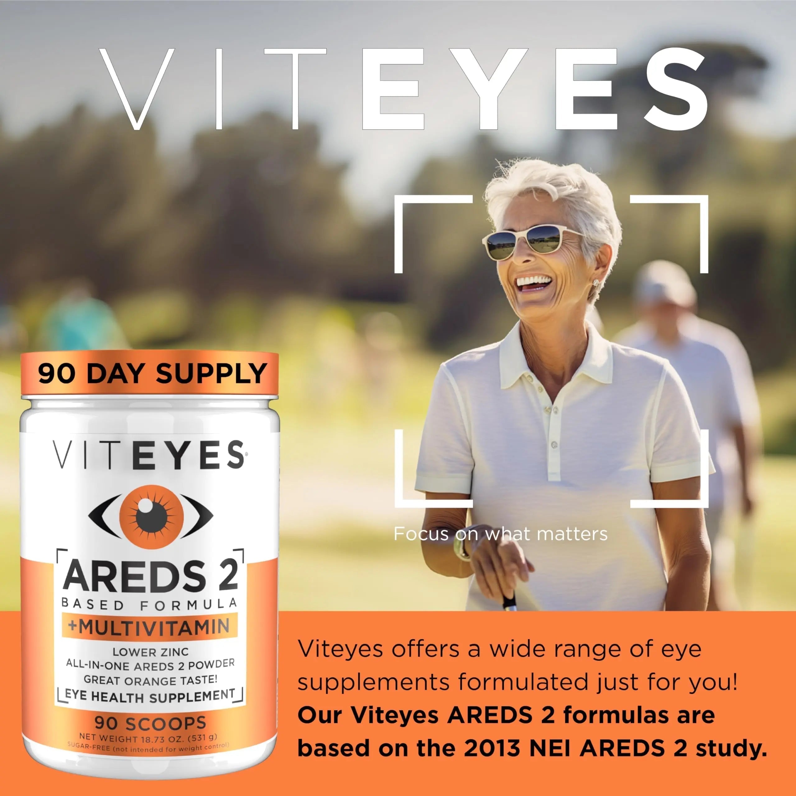 Viteyes AREDS 2 Powder + Multivitamin All-in-One, Macular Protection, Alternative to AREDS 2 chewables, No Pills, Lutein & Zeaxanthin Viteyes uk supplements