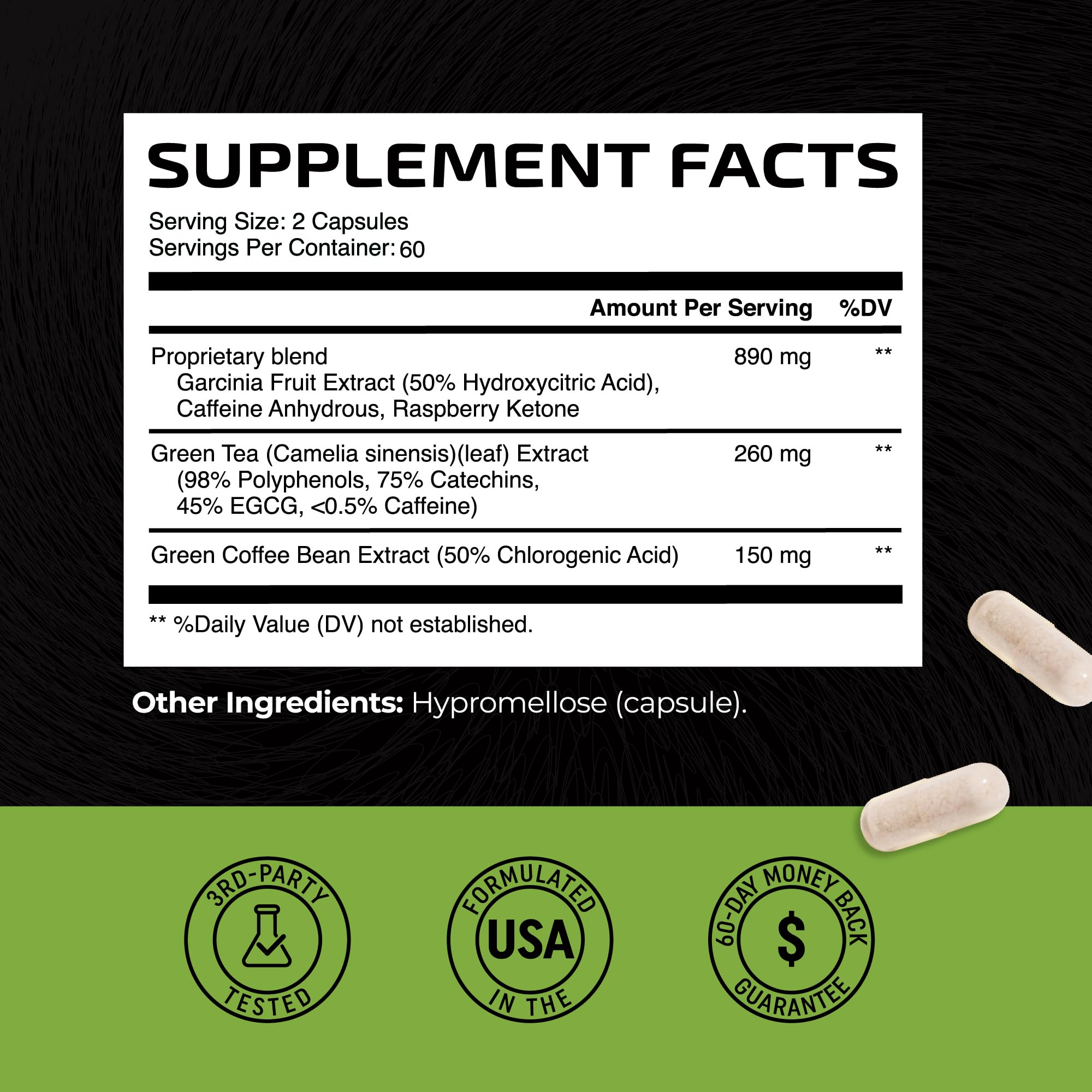 Green Tea Weight Loss Pills with Green Coffee Bean Extract | Belly Fat Burner, Metabolism Nobi Nutrition uk supplements