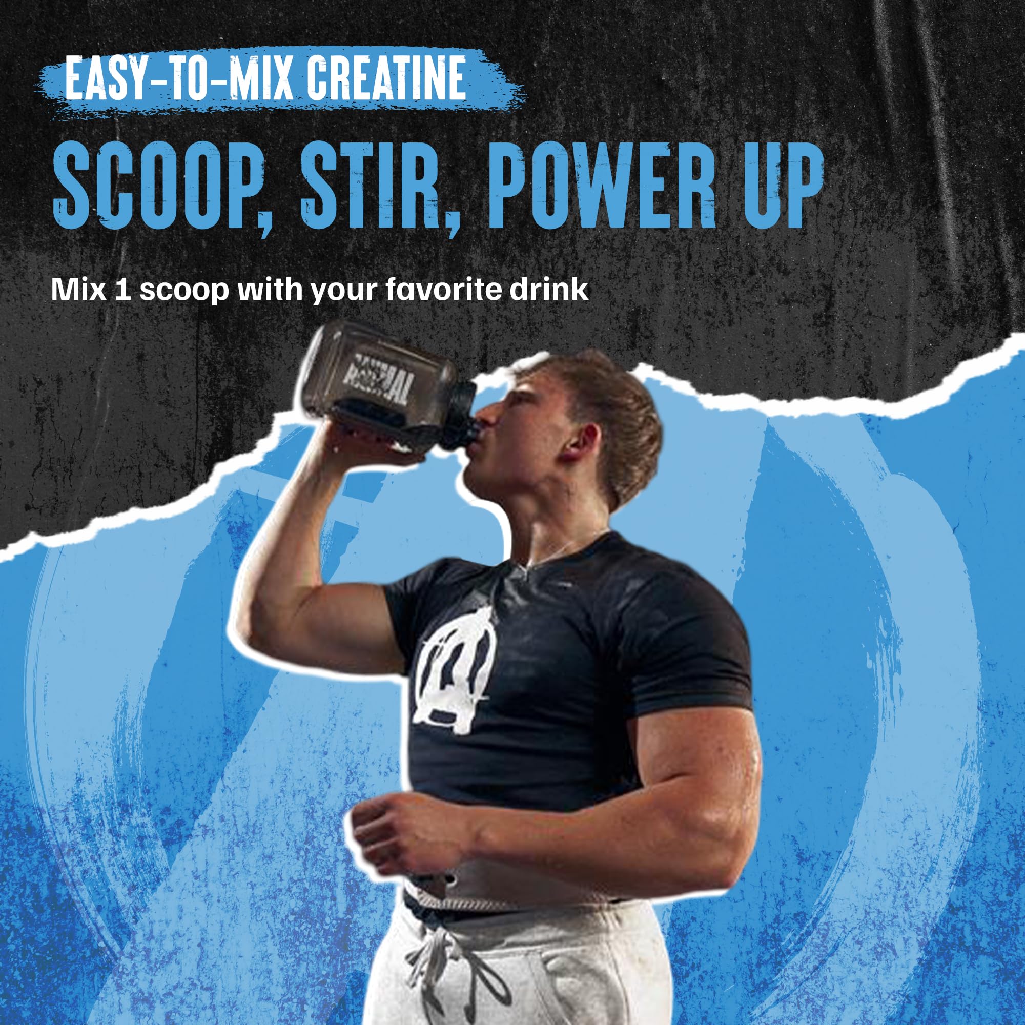 Animal Creatine Monohydrate Powder – Micronized Creatine for Women and Men, Supports Muscle Growth, Strength, Endurance, Recovery and ATP Production, Gym & Workout Supplements - Unflavored, 300g Animal uk supplements