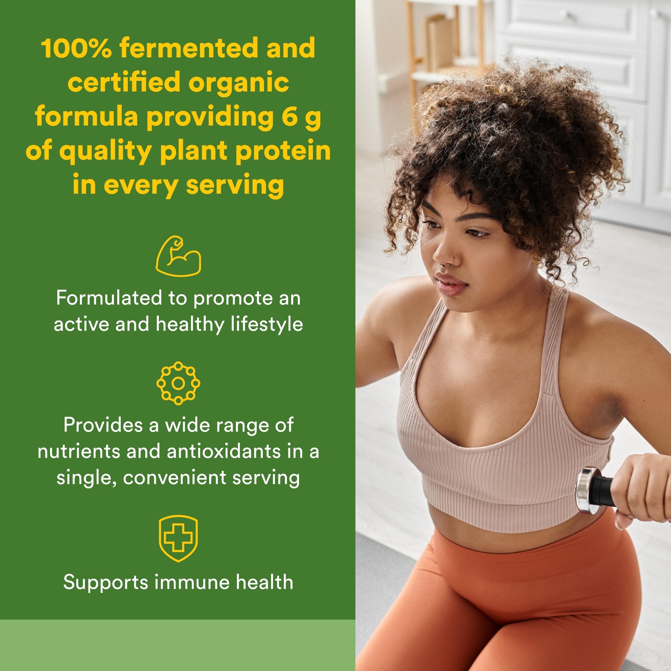 Whole Earth & Sea from Natural Factors, Organic Fermented Greens, Vegan Whole Food Supplement, Tropical, 14.3 Oz Natural Factors uk supplements