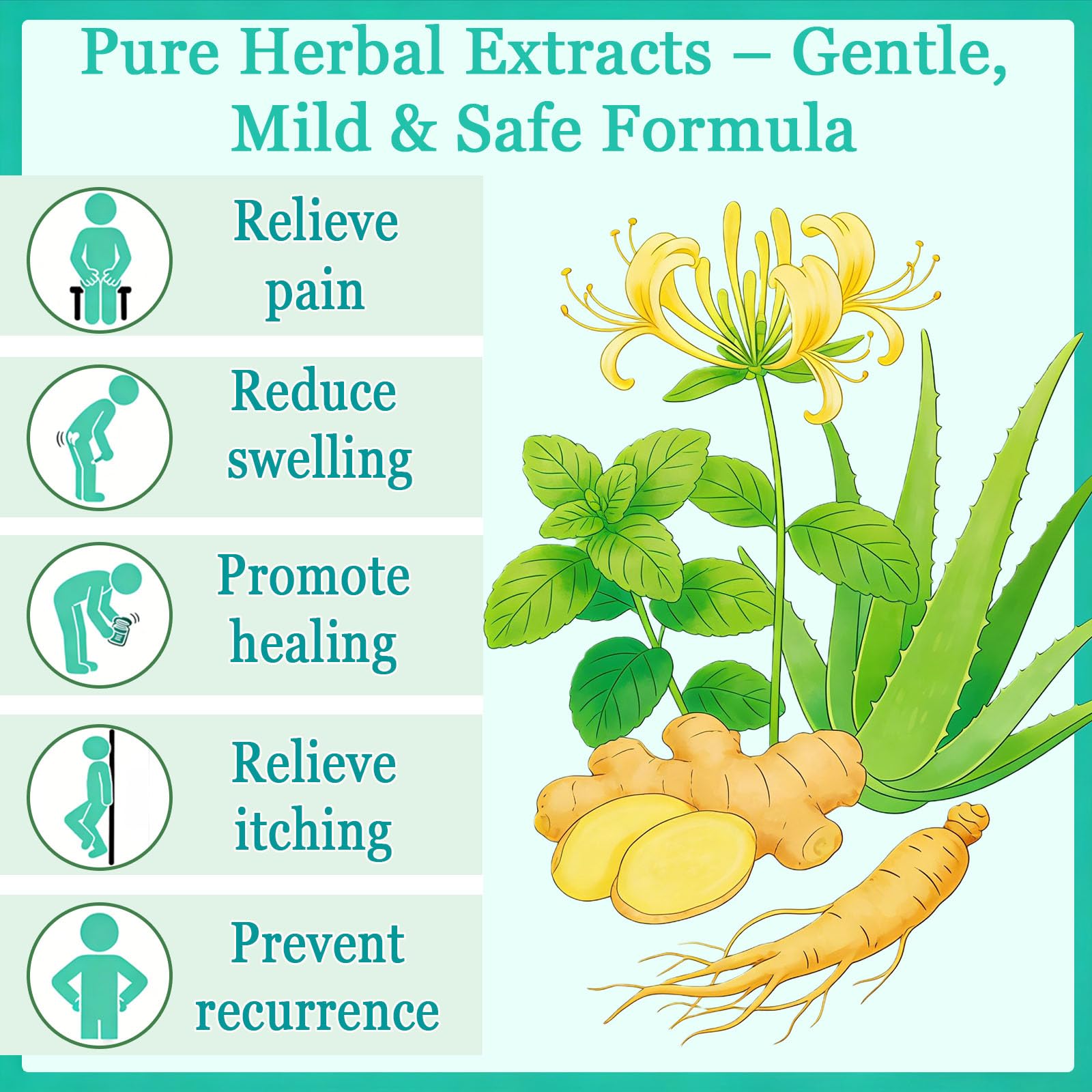 Hushblade Hemorrhoid Body Cream, Natural Herbal Hemorrhoid Cream, for Men and Women Moisturizing and Nourishing Hushblade uk supplements