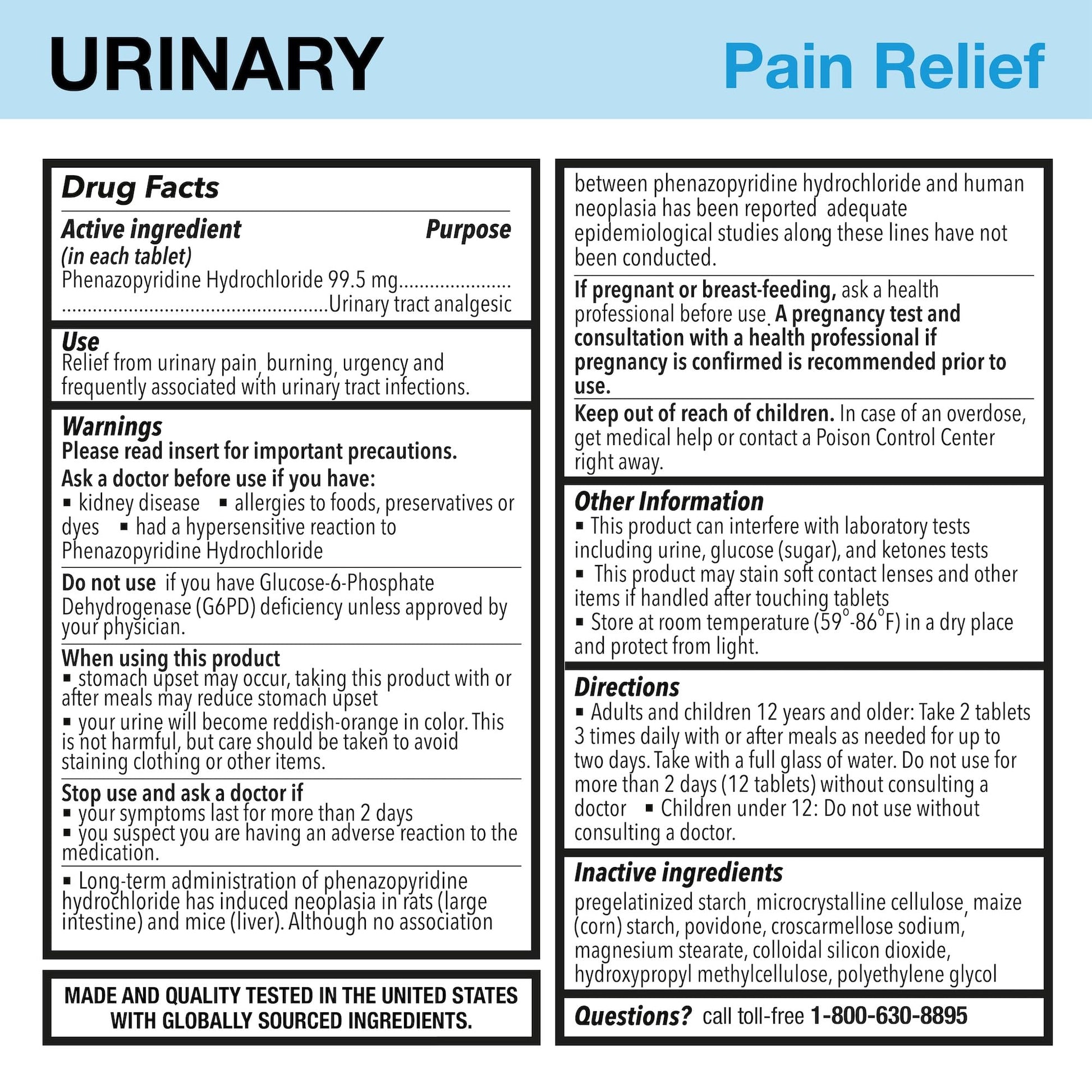 Puregen Labs Urinary Pain Relief | Phenazopyridine HCl 99.5mg Tablets | Maximum Strength OTC for Fast Relief of UTI Pain, Burning and Bladder discomfort – 72 Count Tablets P Puregen Labs uk supplements