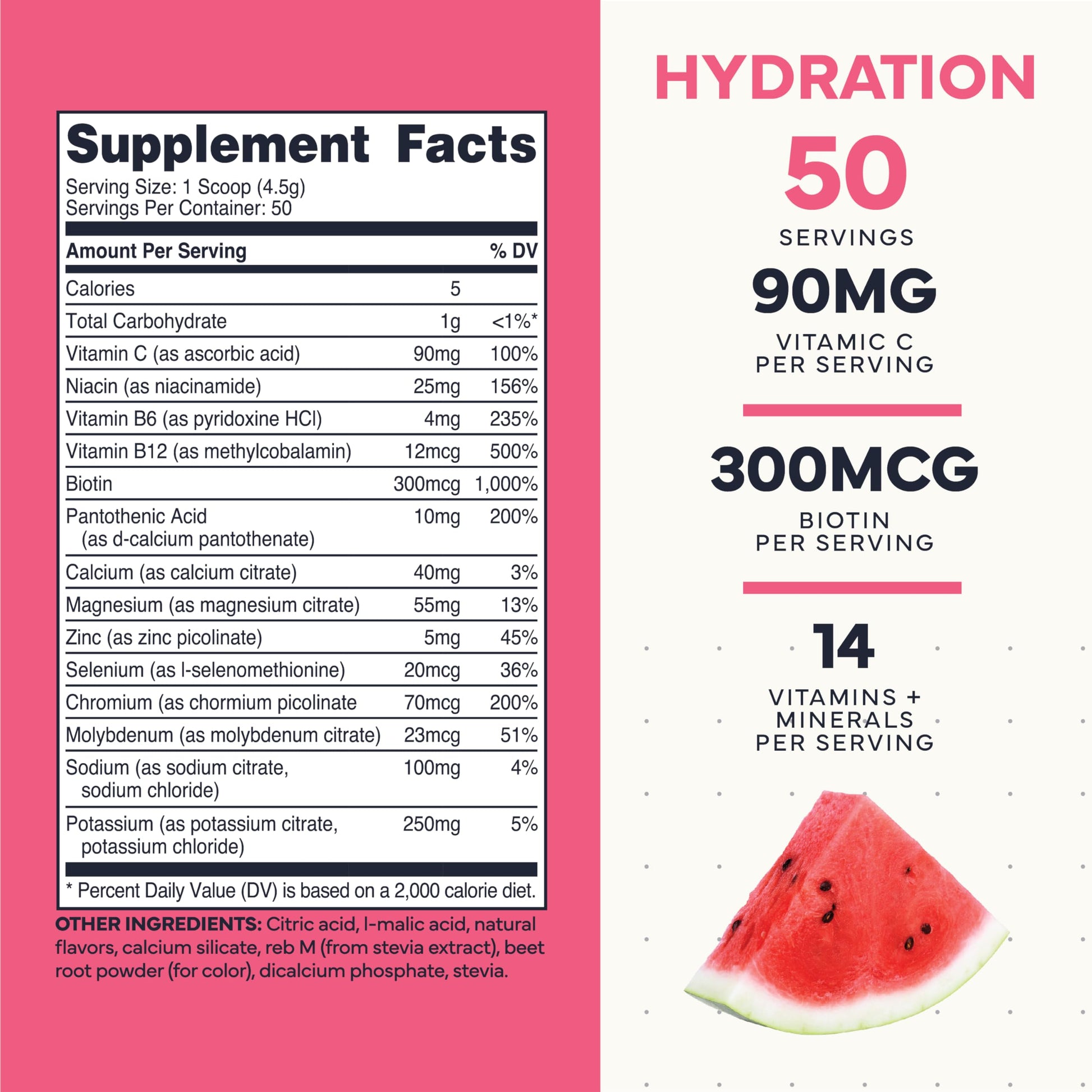Type Zero Clean Electrolytes Hydration Powder Drink Mix + 14 Essential Vitamins & Minerals - Sugar Free, Zero Artificial Ingredients - Watermelon Flavor, 50 Servings Type Zero uk supplements