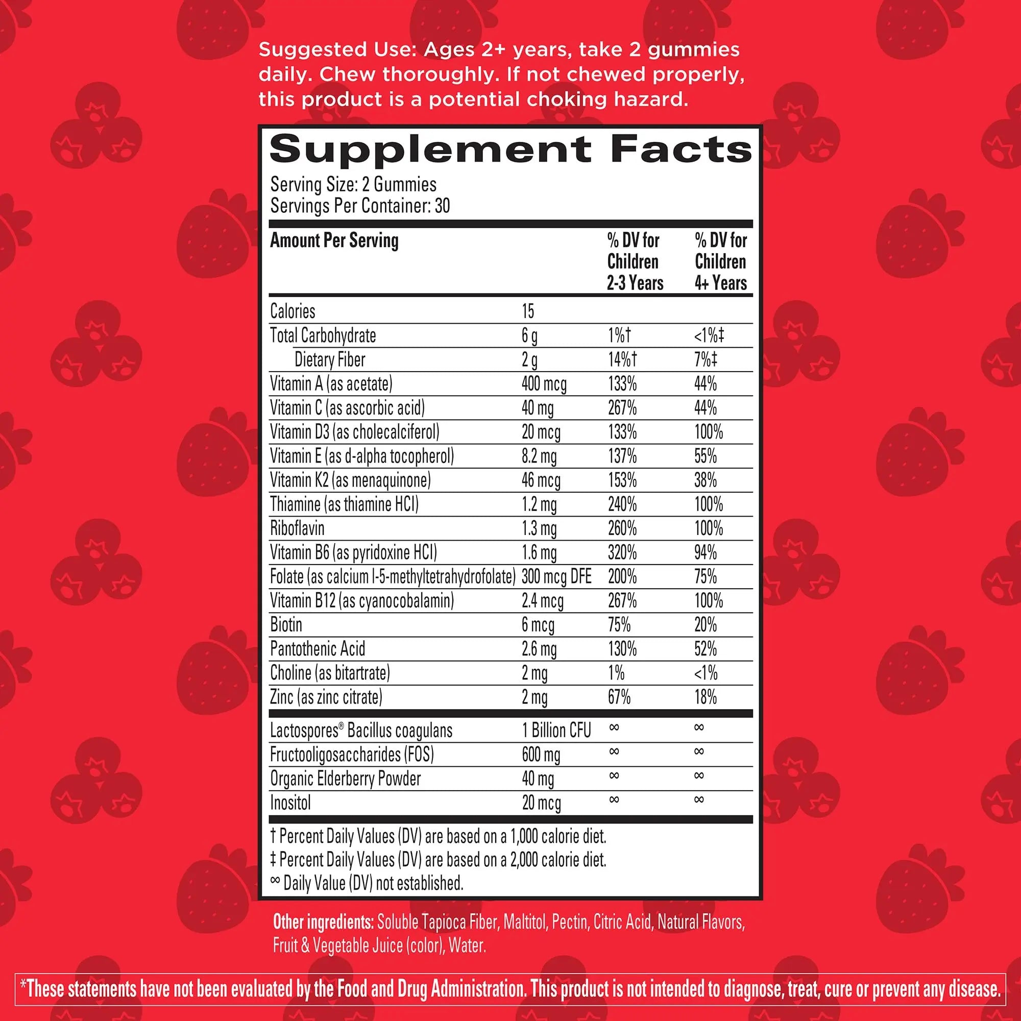 Hyland's Kids Multivitamin + Digestive Support Children's Supplement, Sugar Free Mixed Berry Flavored Gummies with Probiotics & Fiber, 60ct Bottle Hyland's uk supplements