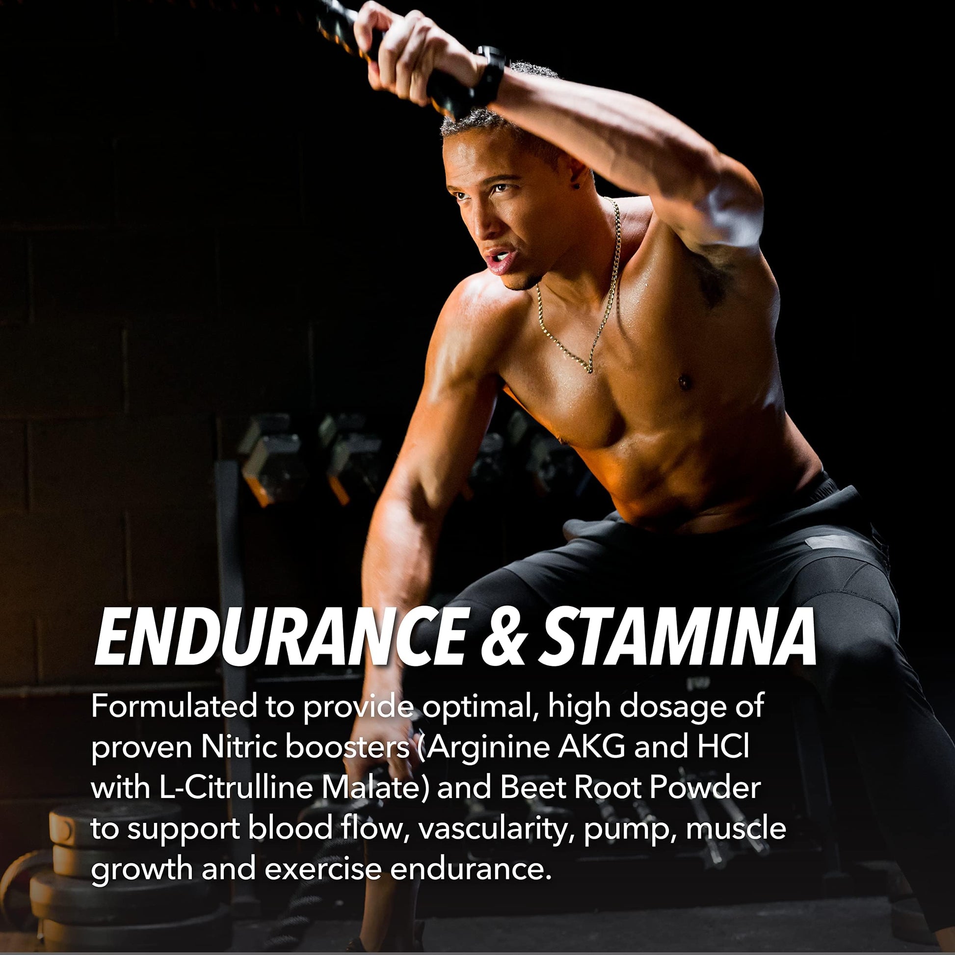 Extra Strength L Arginine - 1200mg Nitric Oxide Supplement for Muscle HAVASU NUTRITION uk supplements