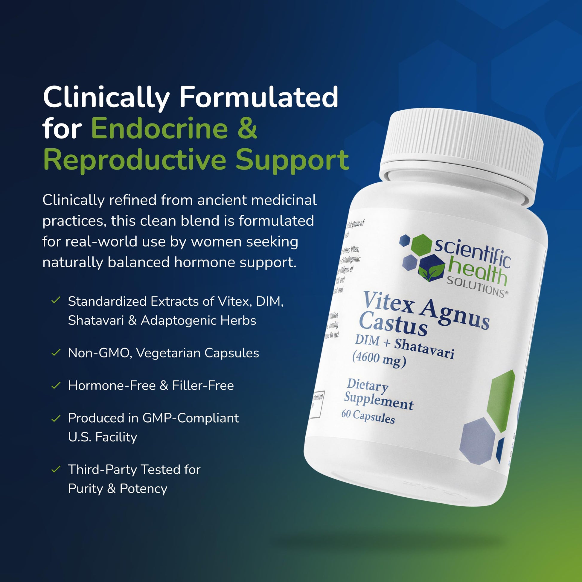 Vitex + DIM + Shatavari Hormone Balance Supplement – PMS, Menopause & Cycle Support for Women – Adaptogenic Complex with Maca, Ashwagandha, Dandelion – Vegan – 60 Capsules Scientific Health Solutions uk supplements