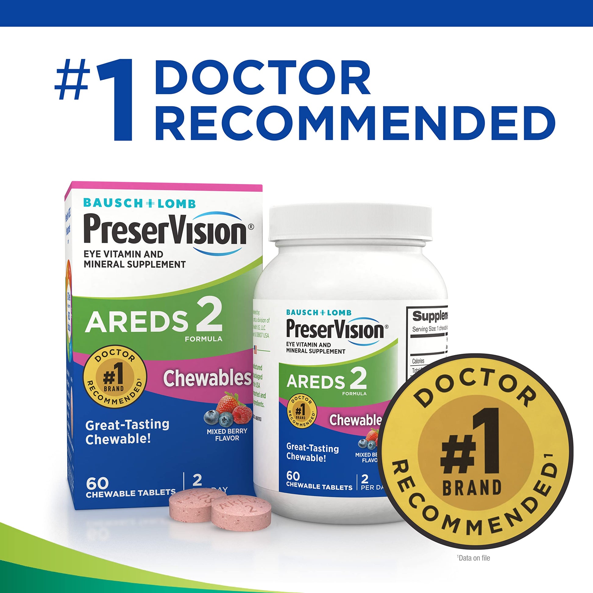 PreserVision AREDS 2 Eye Vitamin & Mineral Supplement, Contains Lutein PreserVision uk supplements