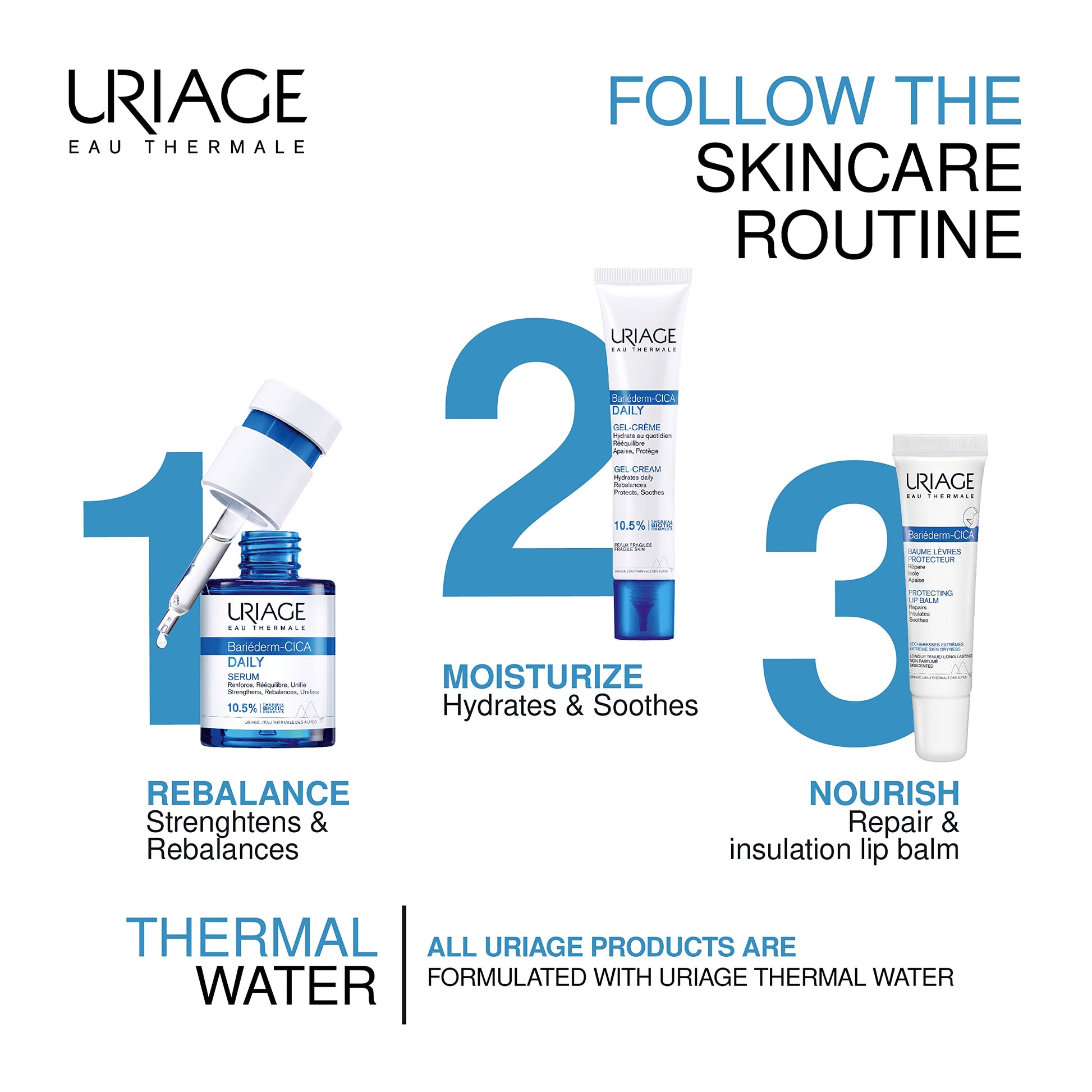 Uriage Bariéderm-cica Daily Serum 1 fl.oz. | Anti-Aging Face Serum that Prevents Fine Uriage uk supplements