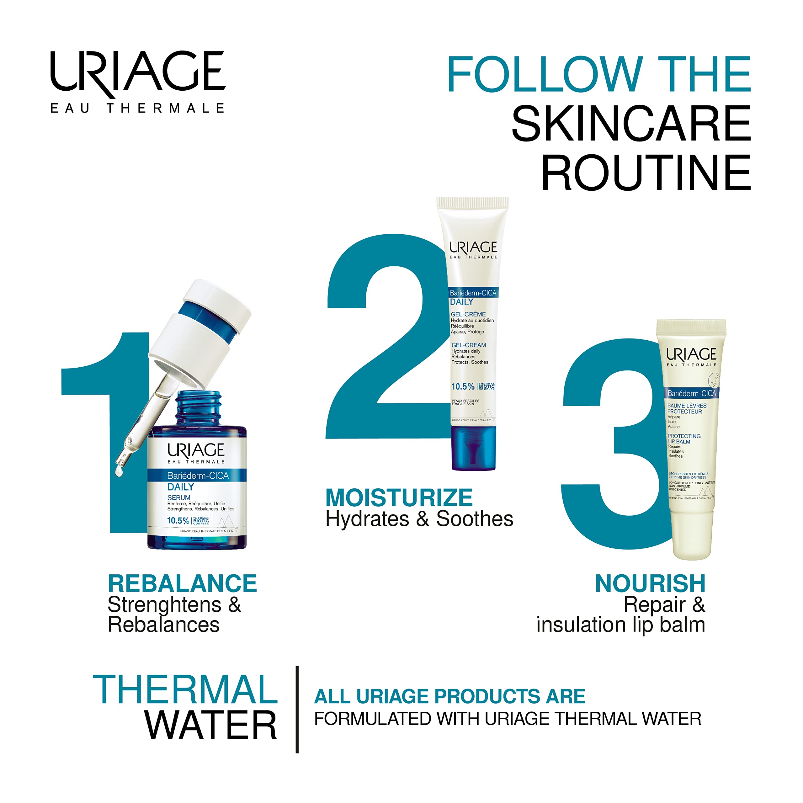 Uriage Bariéderm-cica Daily Serum 1 fl.oz. | Anti-Aging Face Serum that Prevents Fine Uriage uk supplements