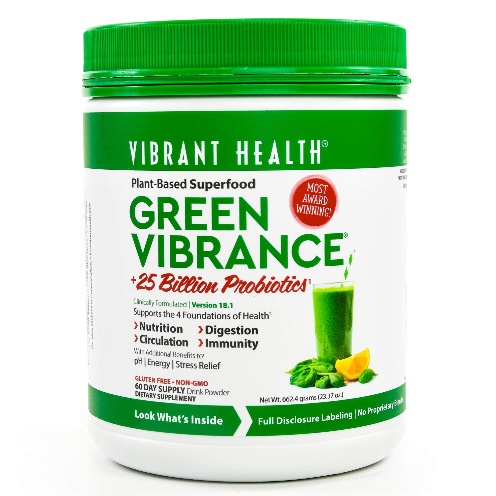 Vibrant Health Green Vibrance Powder, 23.28 oz Vibrant Health uk supplements