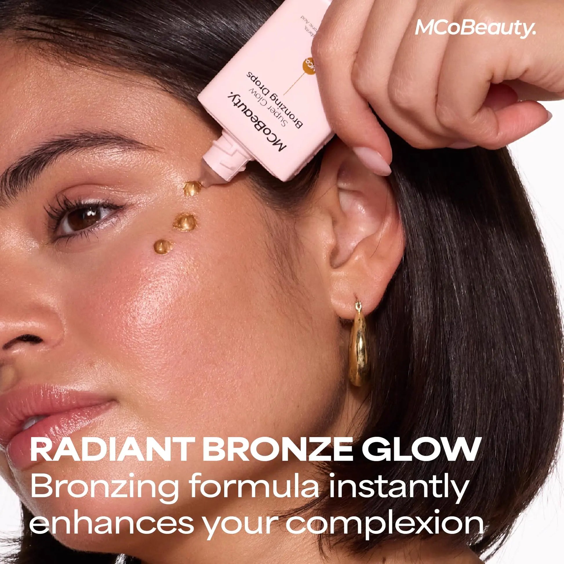 MCoBeauty - Super Glow Bronzing Drops - Effortless Face Tan with Shimmer Formula - Face Care, Bronze Drops - Contains Hyaluronic Acid, White Tea Extract, Cocoa Extract and More MCoBeauty uk supplements