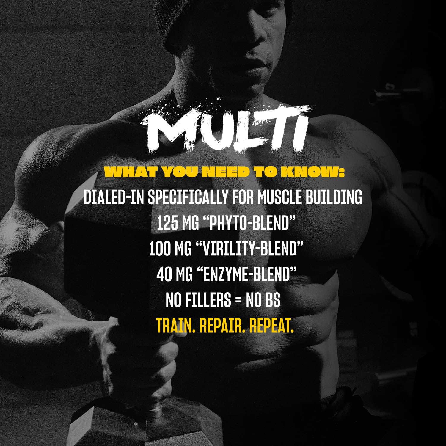 Mutant Multi - High Potency Vitamins with 75+ Ingredients Specifically Formulated for Heavy Lifting, 60 Tablets Mutant uk supplements