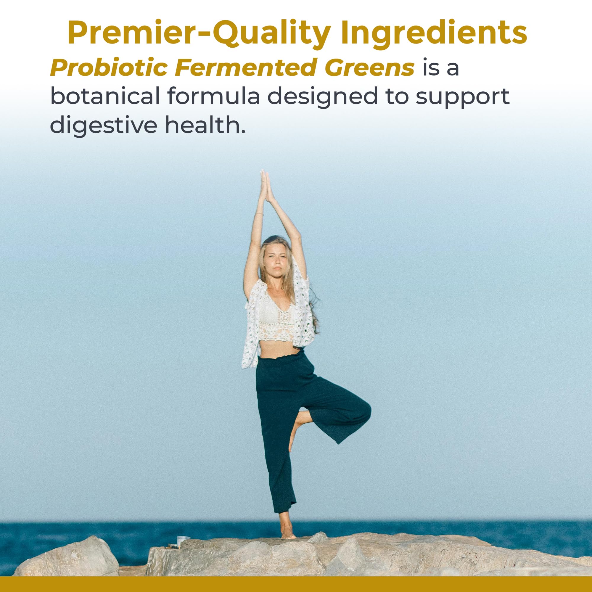 Premier Research Labs Probiotic Fermented Greens - Super Greens Supplement, Superfood Blend, Organic Vitamins with Probiotic - Daily Greens with Spinach, Chlorella, & More - 150 Powder Filled Capsules Premier Research Labs uk supplements