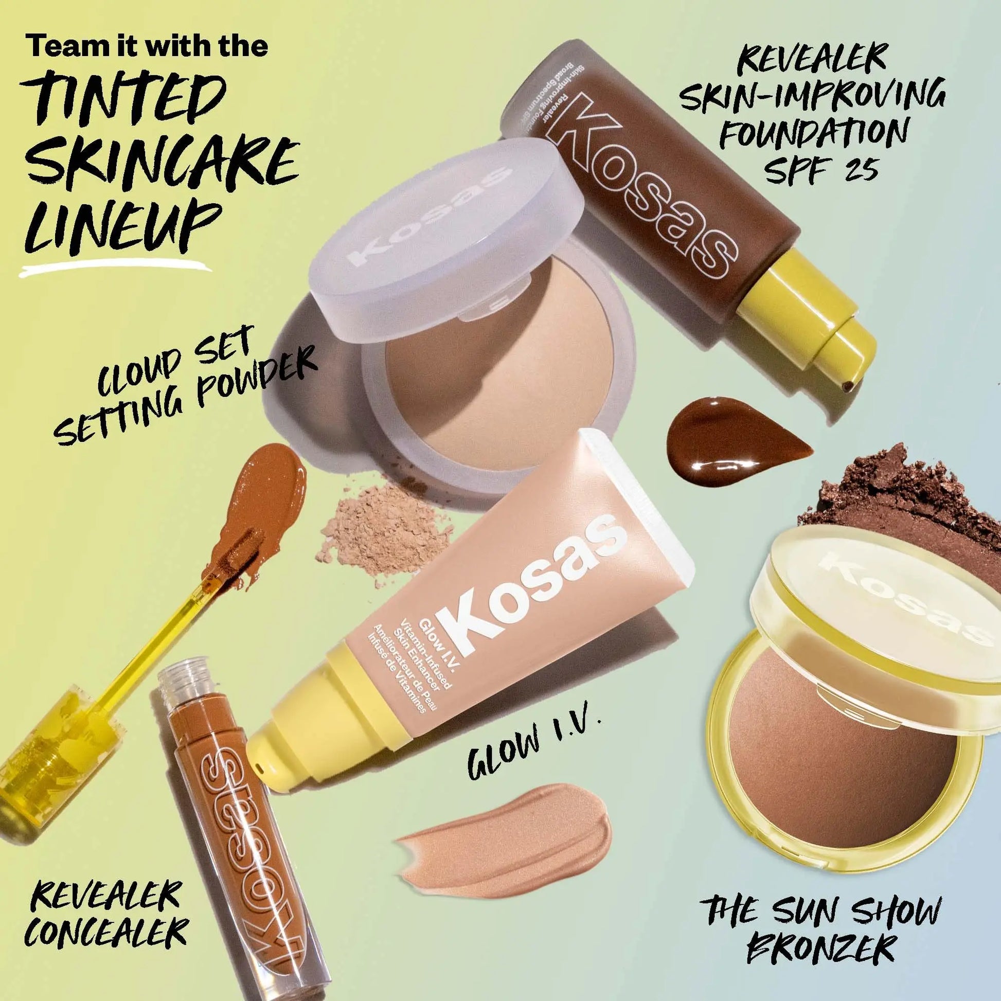 Kosas Sun Show Glowy Warmth Baked Bronzer - Contouring Powder for Cheekbones, Nose & Jawline - Enriched with Concentrated Fatty Acids - Talc-Free, Vegan & Hypoallergenic - Escape Kosas uk supplements
