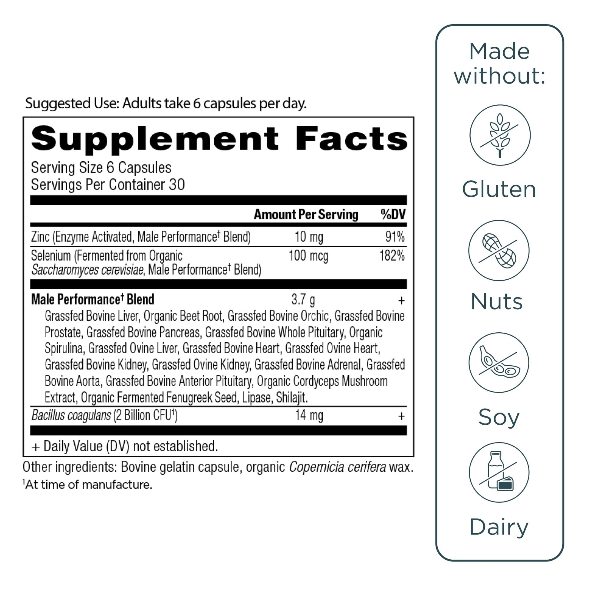 Ancient Nutrition Organ Supplements for Men, Grass-Fed and Wild Organ Complex Capsules, Liver, Prostate, Pancreas Supports Male Performance, Healthy Aging, 180 Ct Ancient Nutrition uk supplements