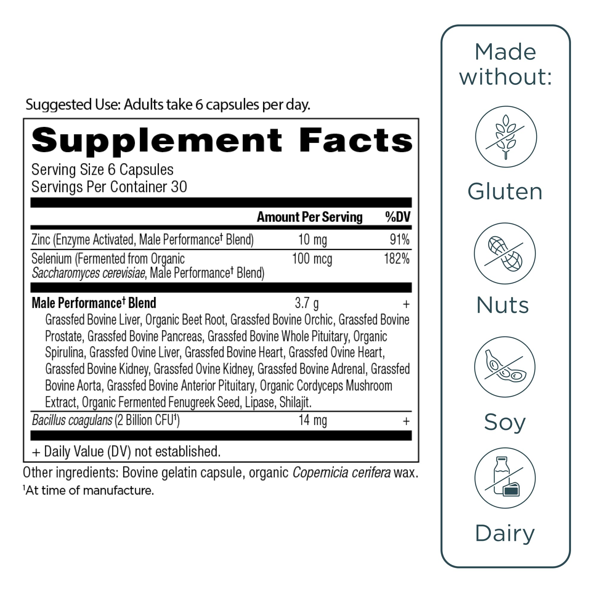 Ancient Nutrition Organ Supplements for Men, Grass-Fed and Wild Organ Complex Capsules, Liver, Prostate, Pancreas Supports Male Performance, Healthy Aging, 180 Ct Ancient Nutrition uk supplements
