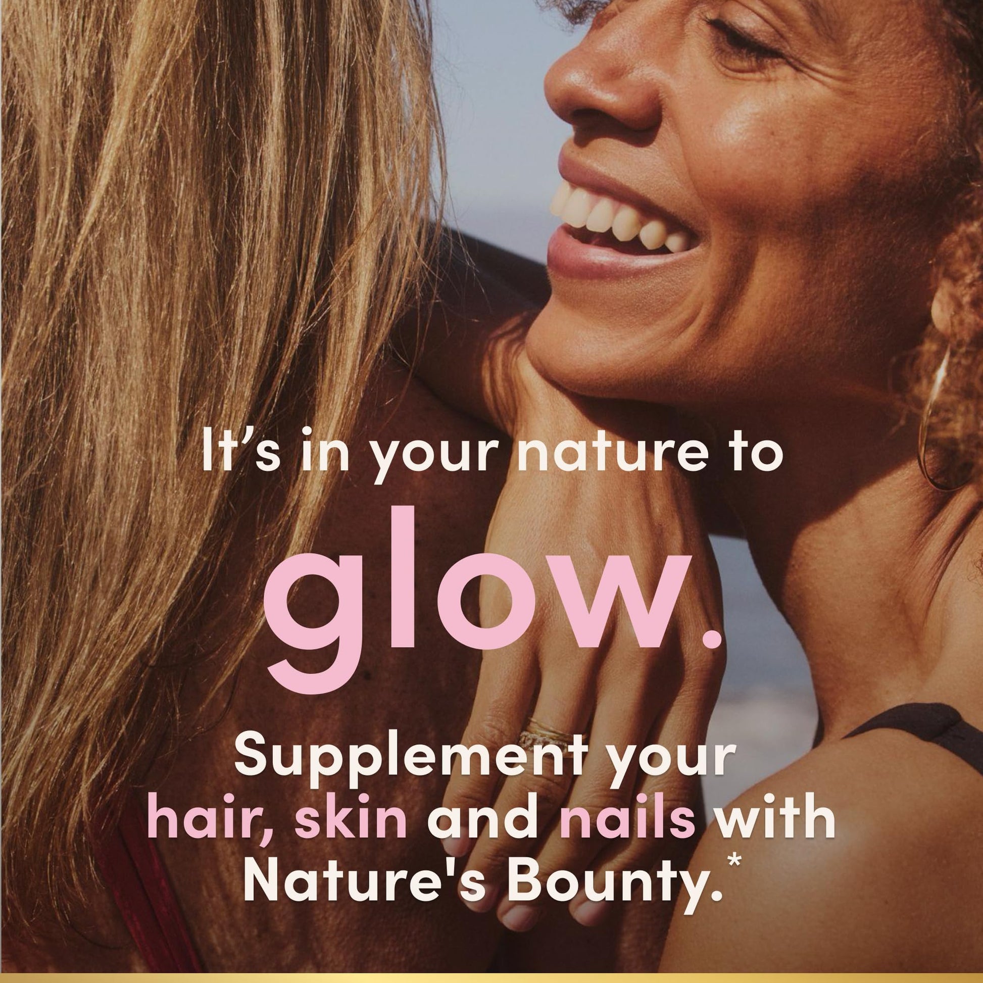 Nature's Bounty Optimal Solutions Hair, Skin & Nails with Biotin and Collagen, Citrus-Flavored Gummies Vitamin Supplement, 2500 mcg, 80 Ct, 40 Total Servings Nature's Bounty uk supplements