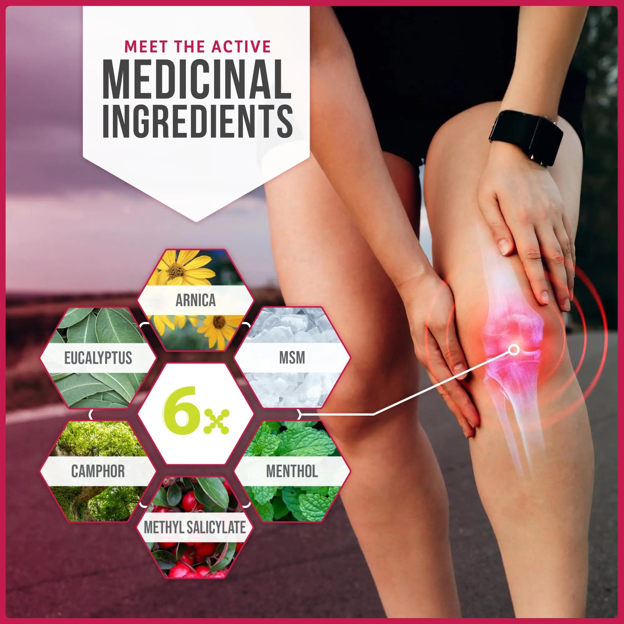 Kalaya 6X Pain Relief Arnica Cream with Massager and 6X Extra Strength Pain Relief Cream Kalaya Naturals uk supplements
