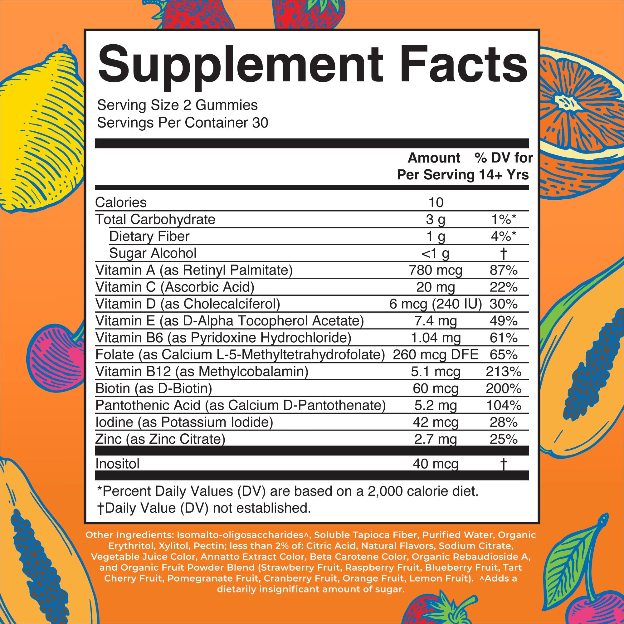 MaryRuth Organics Multivitamin for Women and Men | Sugar Free | Adult Multimineral Gummy with Vitamin C | MaryRuth Organics uk supplements