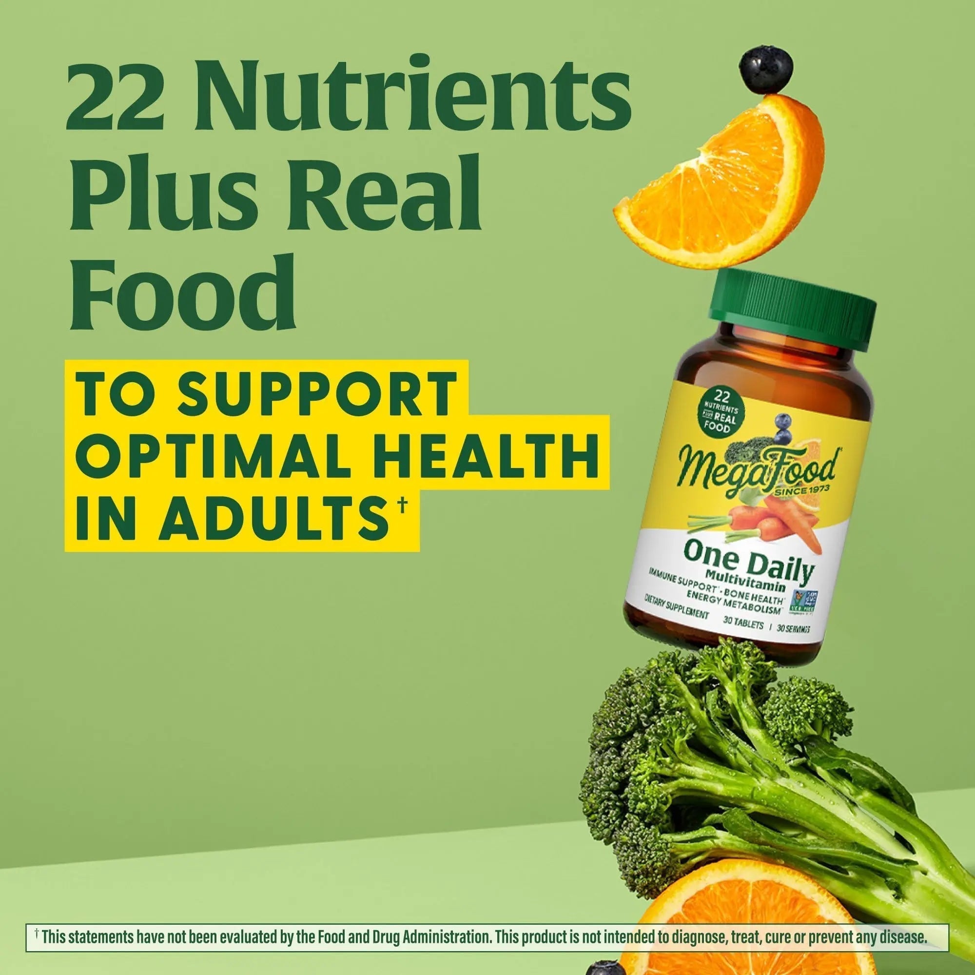 MegaFood One Daily Multivitamin for Women and Men, Immune Support Supplement with Real Food, Vitamin C & Vitamin B, Bone Health MegaFood uk supplements
