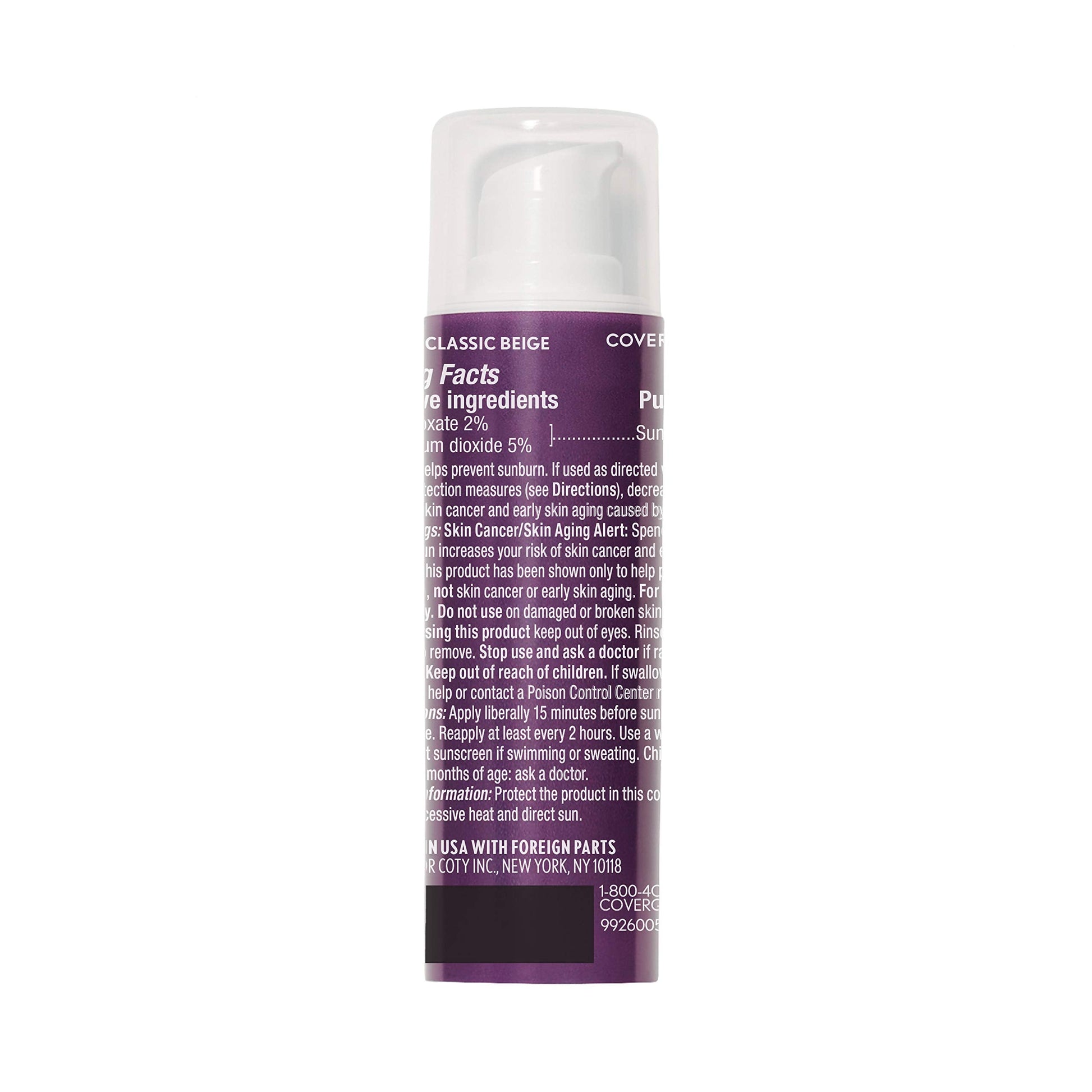 COVERGIRL Advanced Radiance Age-Defying Foundation Makeup, Classic Beige, 1 oz (Packaging May Vary) COVERGIRL uk supplements