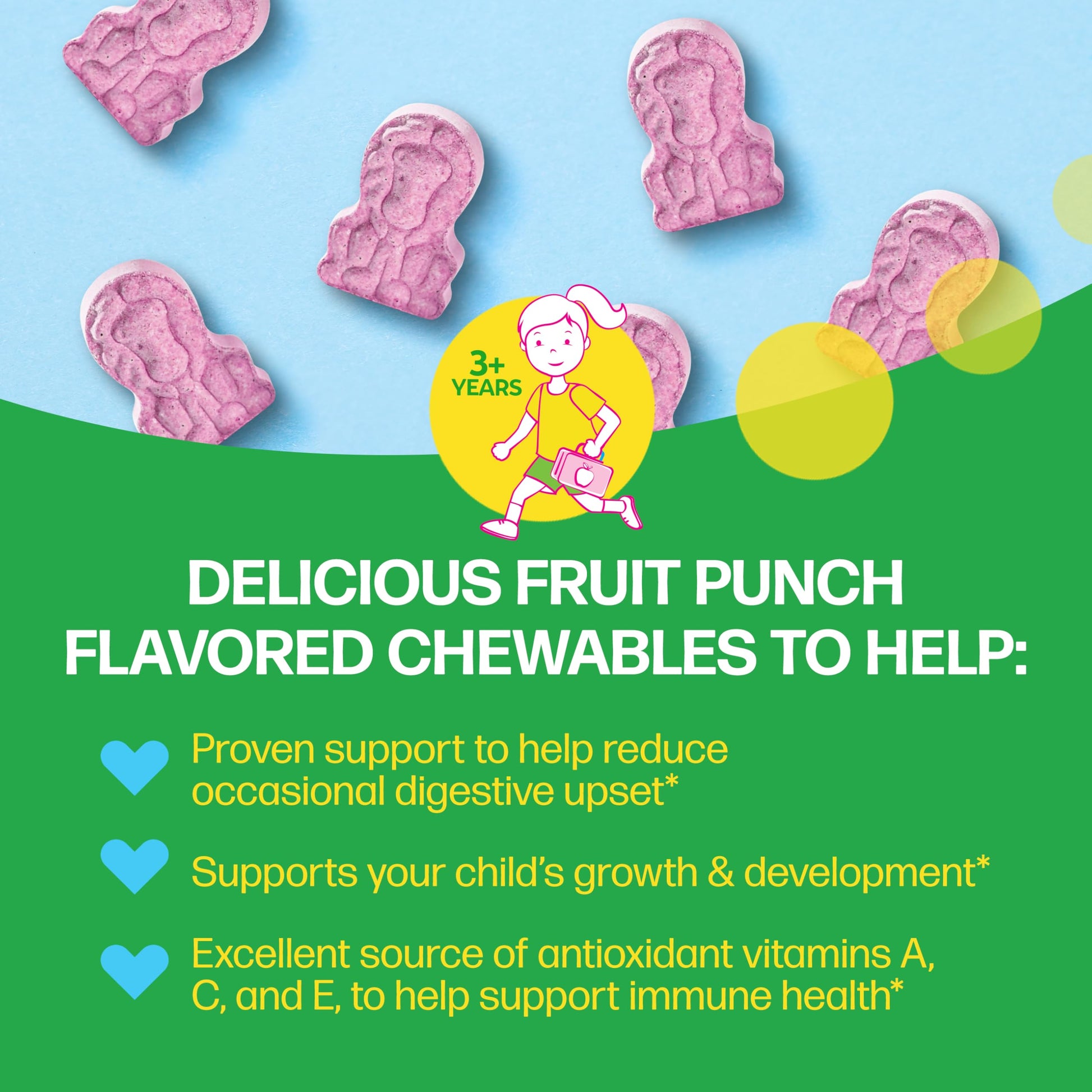 Culturelle Kids Complete Chewable Multivitamin + Probiotic For Kids, Ages 3+, 50 Count, Digestive Health, Oral Health & Immune Support Culturelle uk supplements