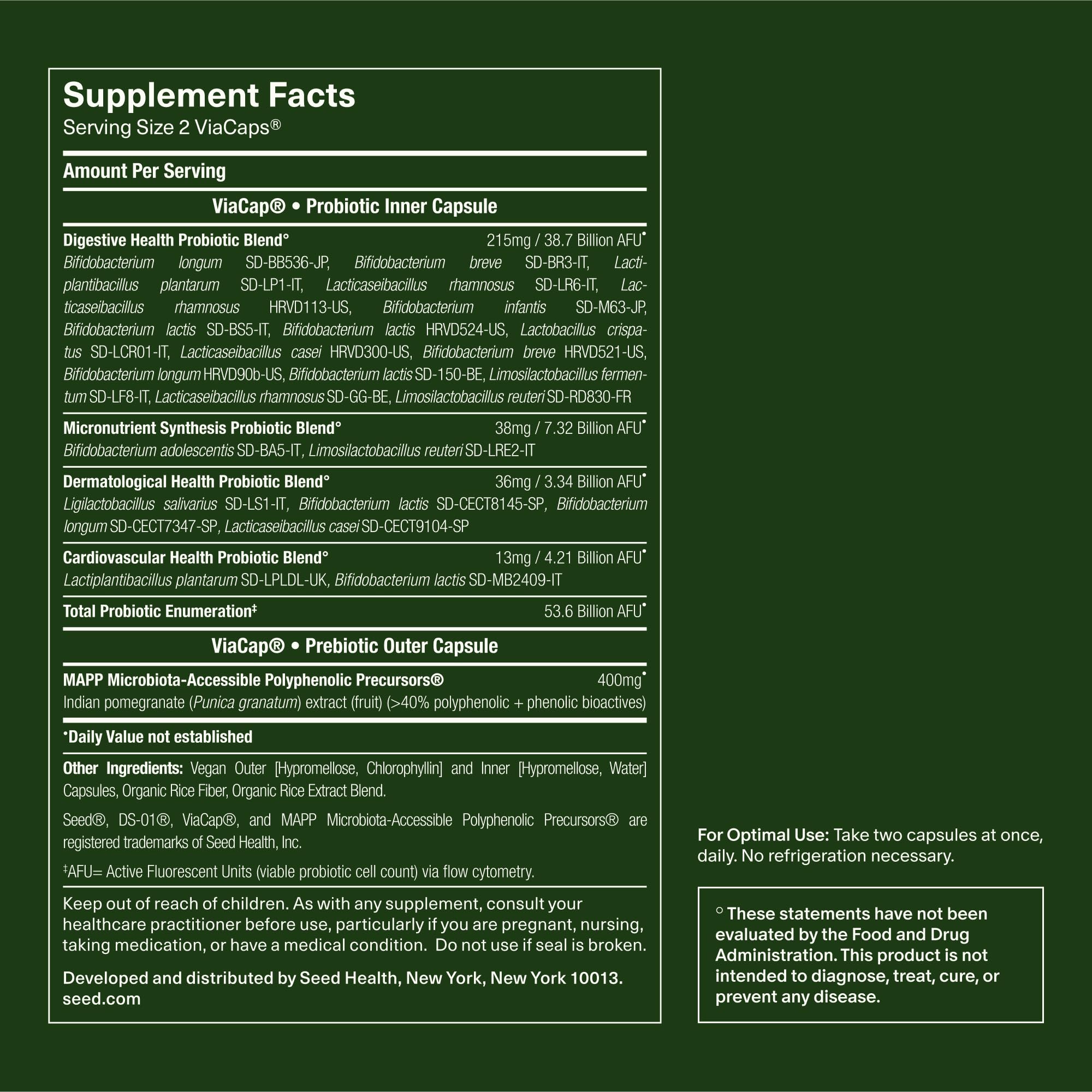 Seed 14 Day Gut Reset - Prebiotic and Probiotic for Women & Men - Digestive Health, Gut Health, Rapid Gut Recovery, Bloating & Constipation Relief - Vegan & Shelf-Stable - 28 Capsules (14-Day Supply) Visit the Seed Store uk supplements