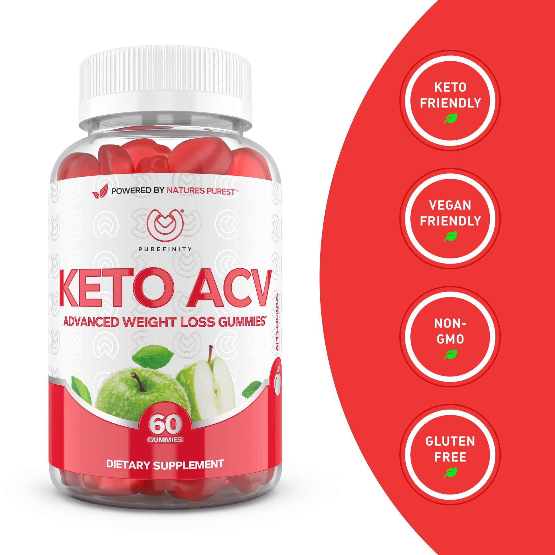 PUREFINITY Keto ACV Gummies to Support Weight Loss and Detox - True Form Keto ACV PUREFINITY uk supplements