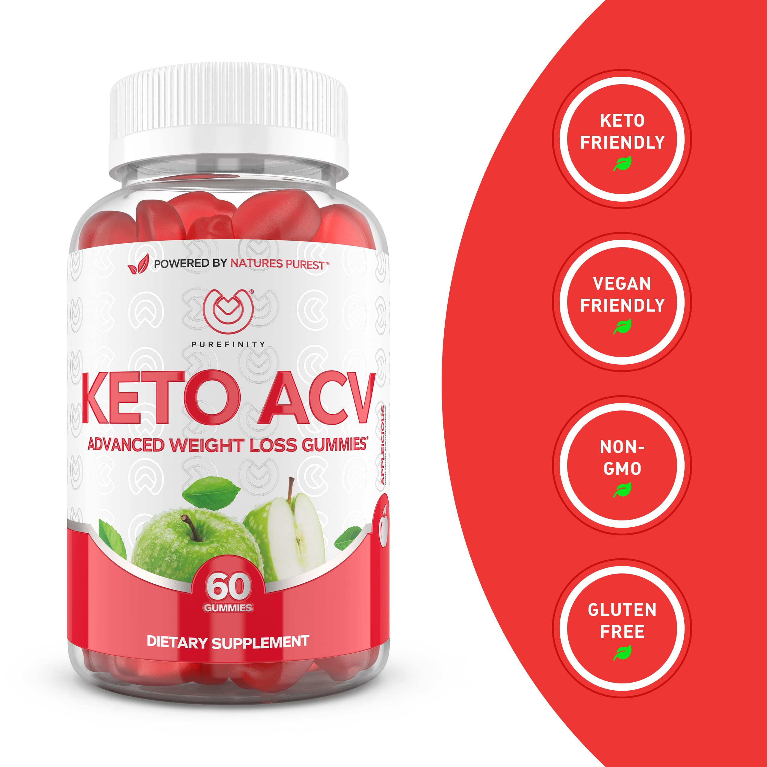 PUREFINITY Keto ACV Gummies to Support Weight Loss and Detox - True Form Keto ACV PUREFINITY uk supplements