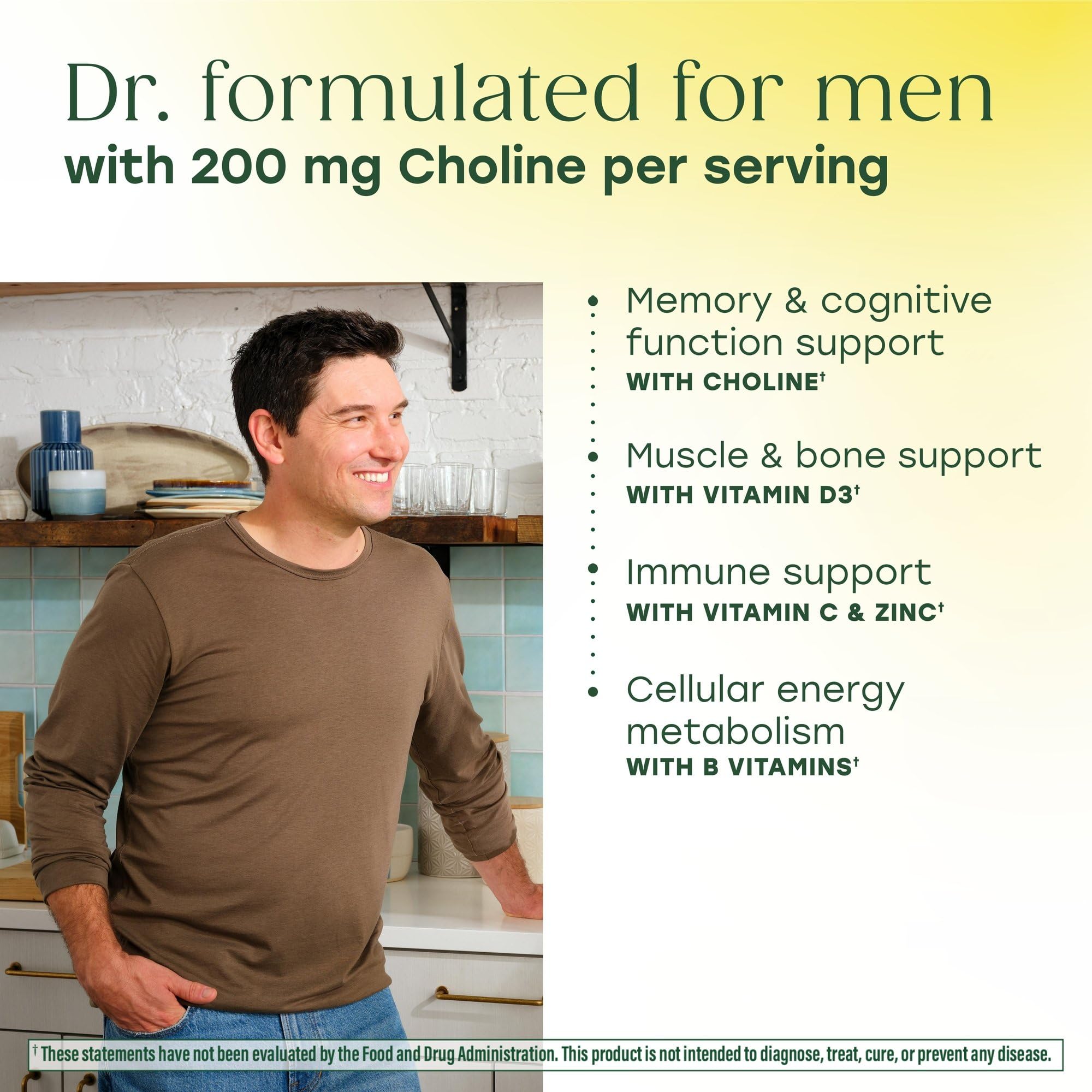 MegaFood Men's Advanced Multivitamin for Men - Doctor -Formulated - Choline, Vitamin B12, Vitamin D, Vitamin C & Zinc - Brain Health & Immune Support - Non-GMO - Vegetarian - 120 Tabs (60 Servings) MegaFood uk supplements