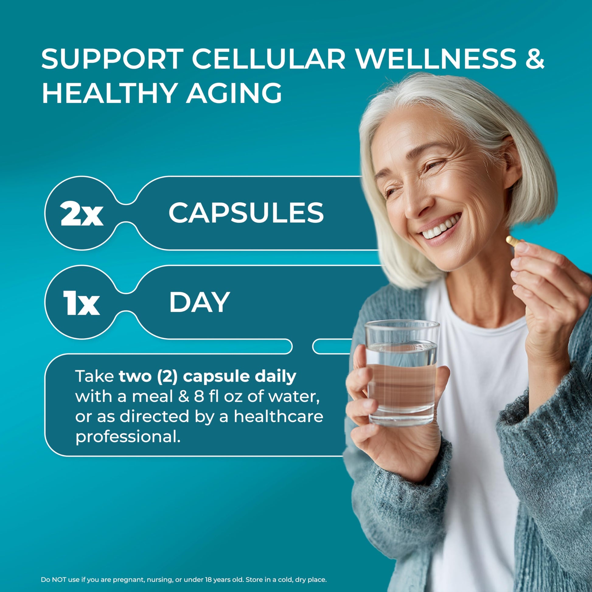 PUREHEALTH RESEARCH Youth Switch - Anti Aging Supplement for Women & Men - Longevity Mix for Healthy Aging - with Ashwagandha, Cat's Claw Extract, Astragalus Root, L-Lysine HCL & More - 60 Capsules PUREHEALTH RESEARCH uk supplements