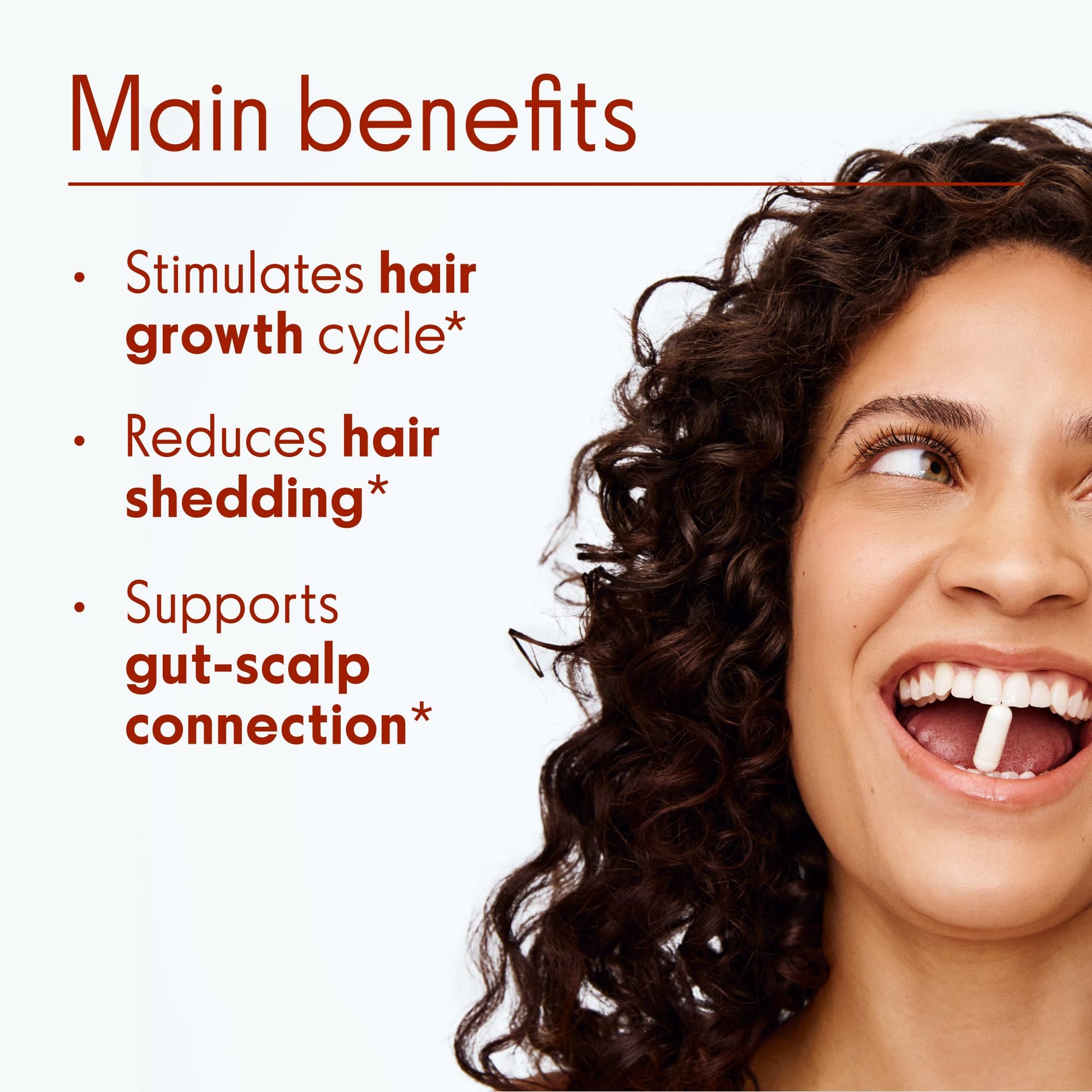 Love Wellness Healthy Hair Probiotics | Support Hair Growth with Biotin and Vitamin B12 & B6 | Supplement for Healthy Scalp & Thicker, Fuller Looking Hair | Safe & Effective | 30 Capsules Love Wellness uk supplements