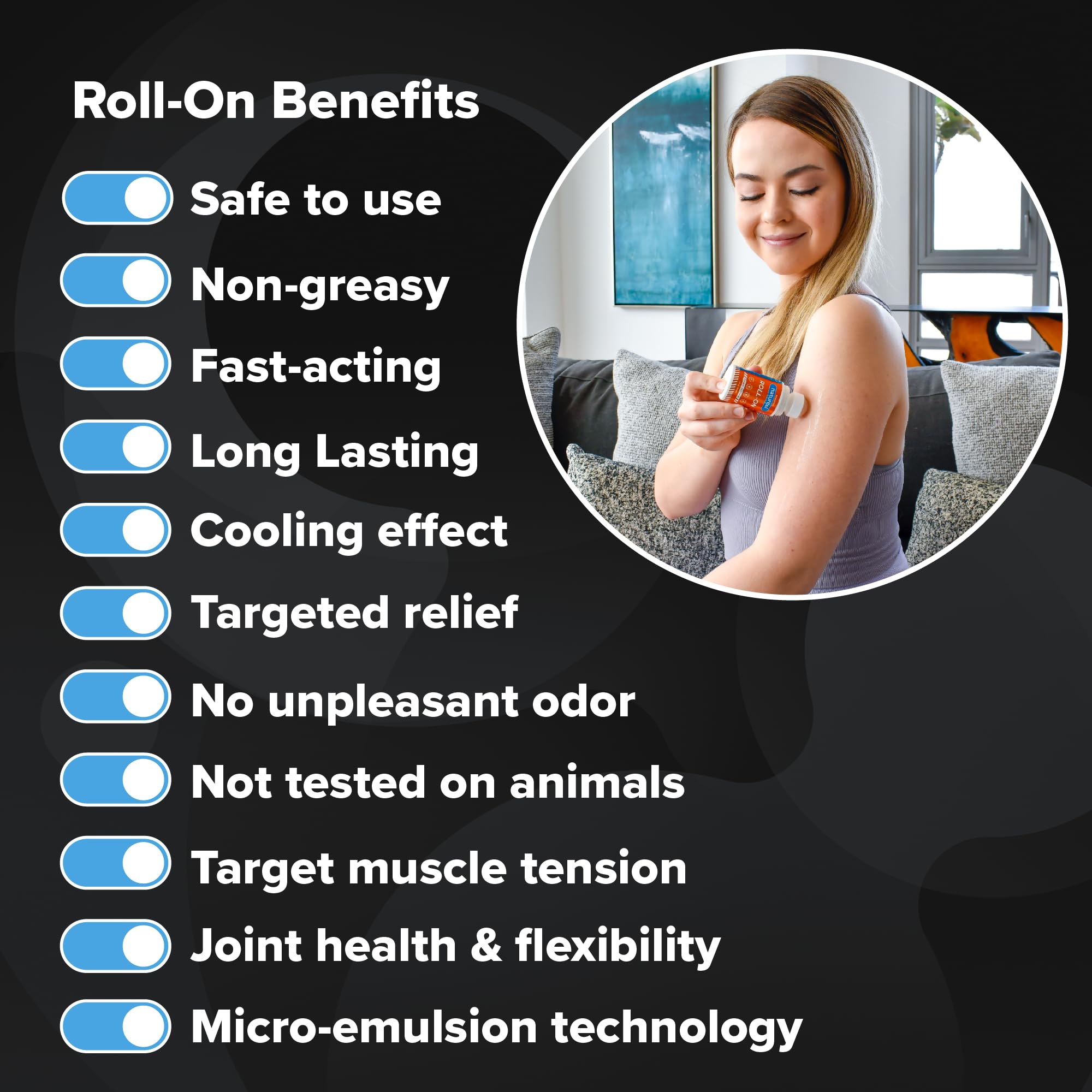 Naturcel Sport Roll-On, 2FL OZ, Topical Reliever for Aches and Pains of Muscles and Joints, Cooling, Fast Acting, Mess Free Massage Roller, Colorless Naturcel uk supplements